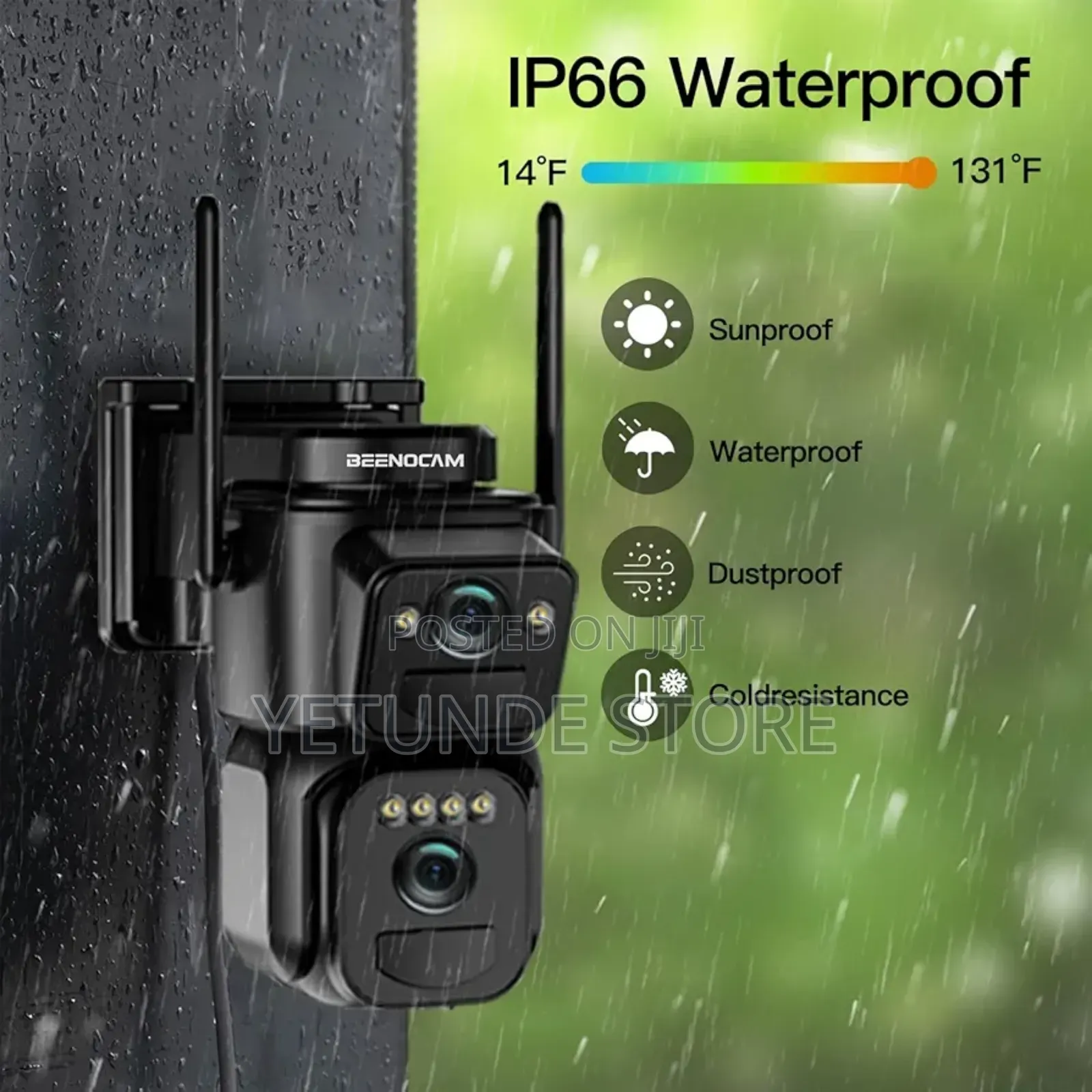  Solar Security Cameras Wireless Outdoor, Dual Lens
