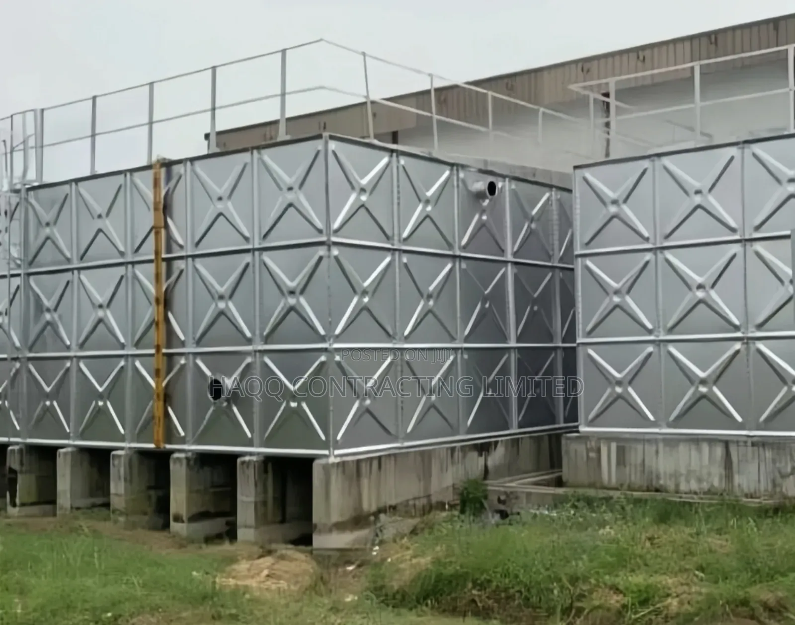 Hot Deep Galvanized Pressed Steel Water Tank
