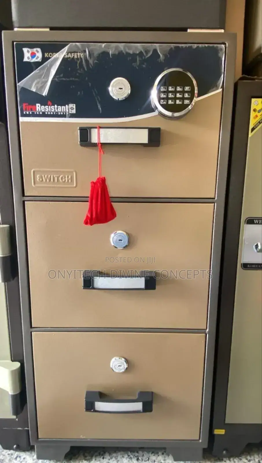 3 Drawers Digital Fire Resistant Safes