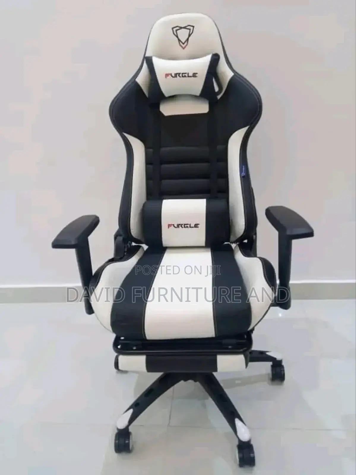 Office White/Black Game Chair