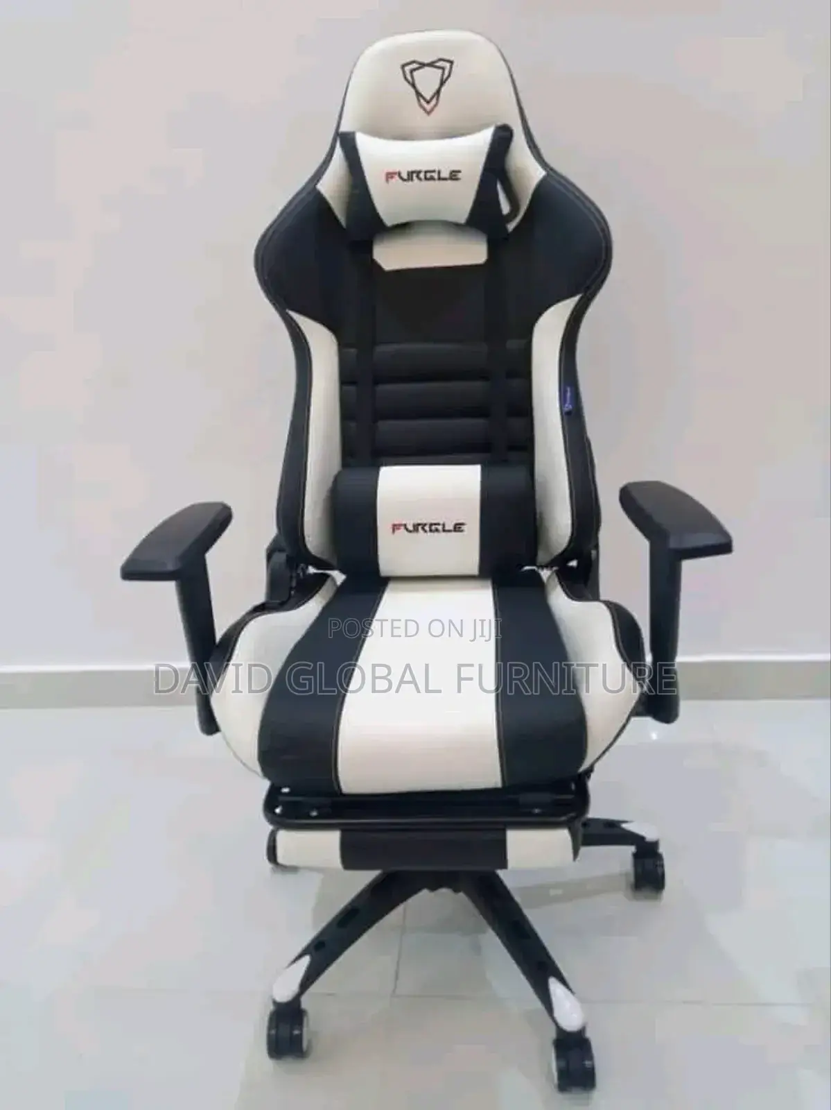 Office White/Black Game Chair