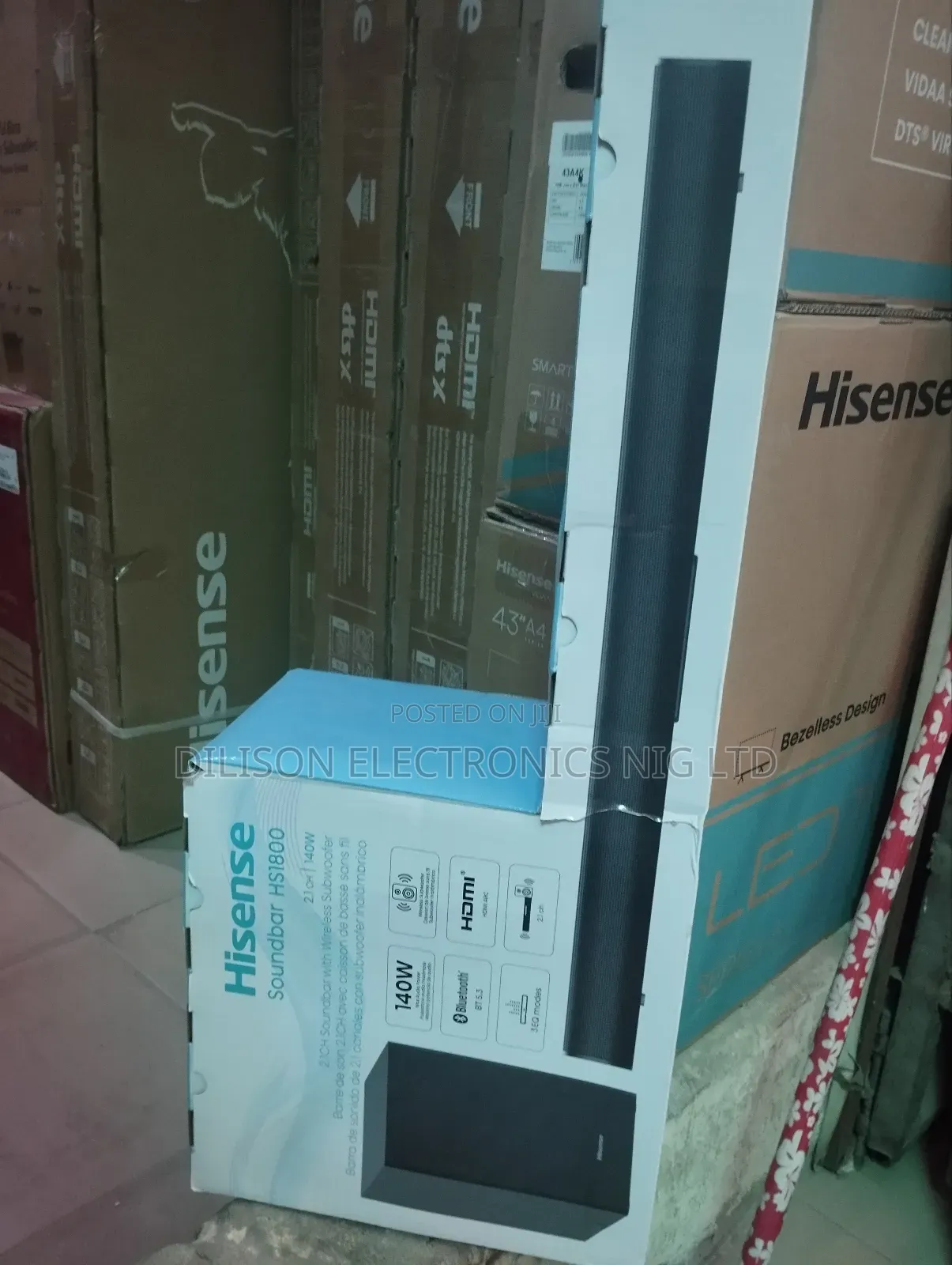 Brand New Hisense Sound Bar 140watt
