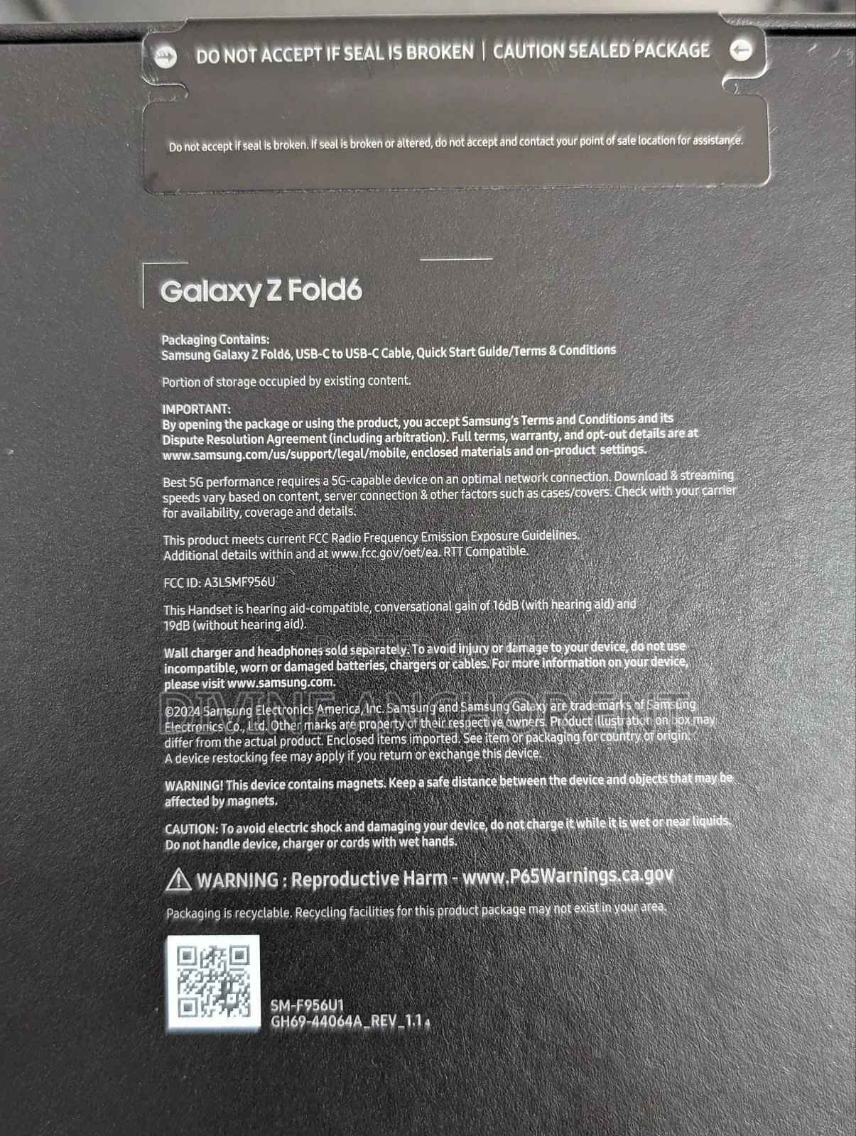 New Samsung Galaxy Z Fold6 512 GB Silver