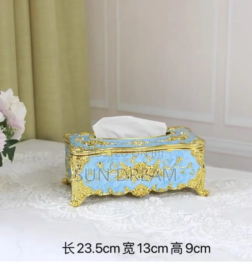 European Luxury Storage Box Tissue Box Container