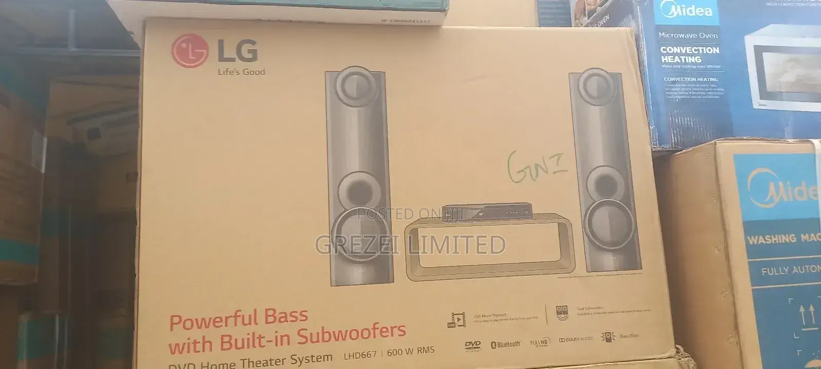Lg Home Theatre System Lhd667