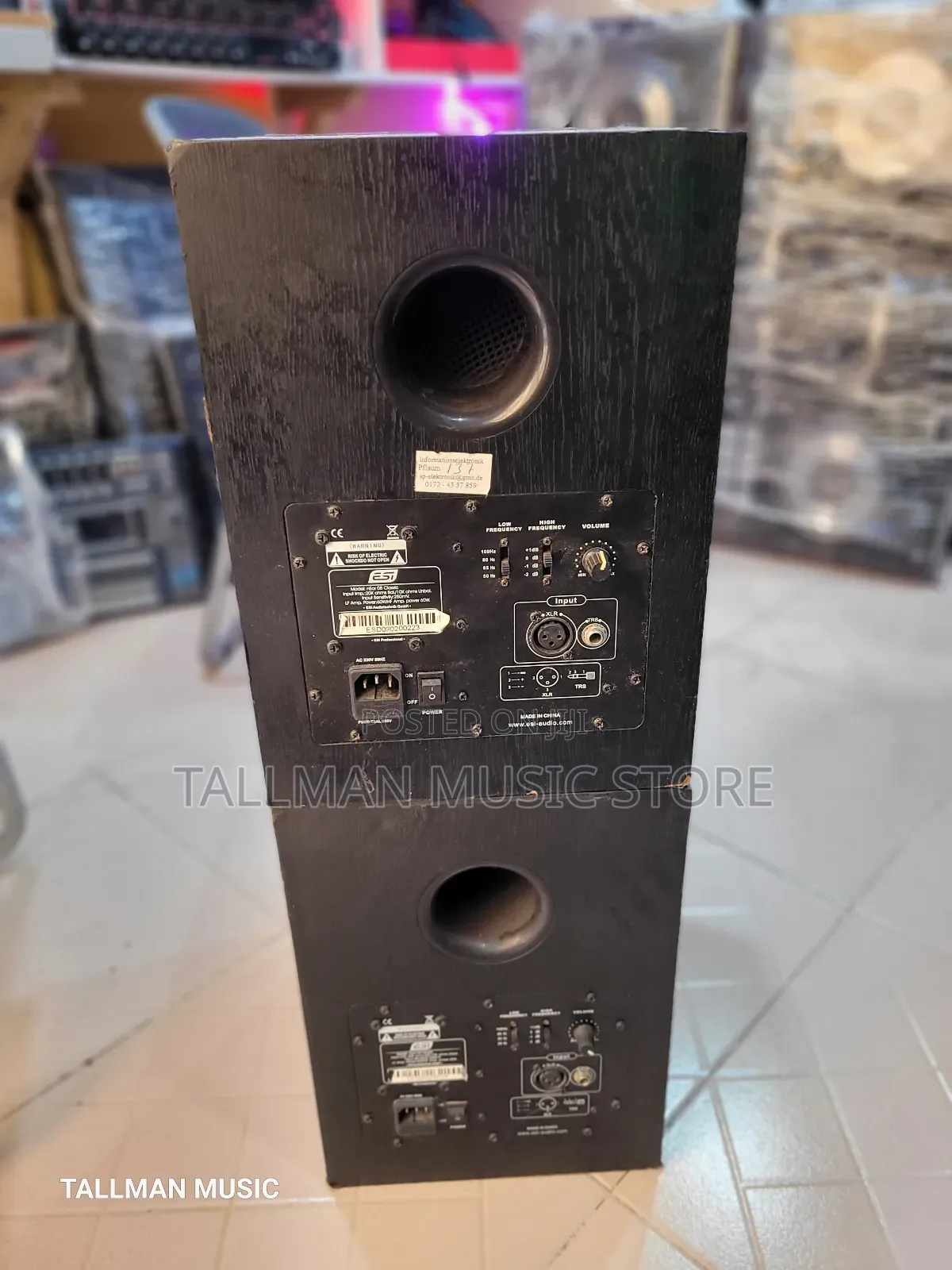 Esi Studio Monitor. 10inches