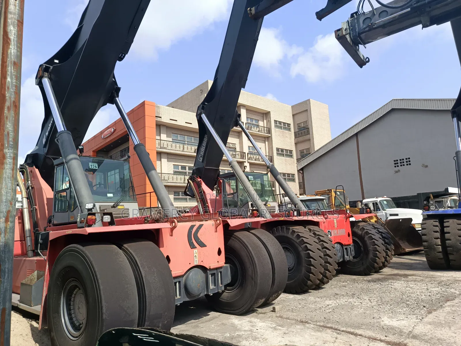 Foreign Used 45 Tons Kalmar Container Reach Stacker