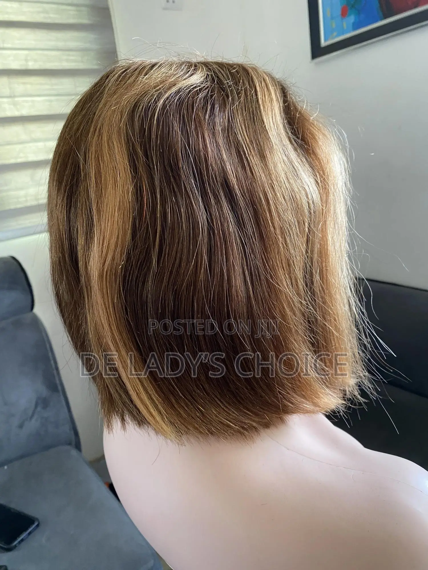 Sapphire Human Hair Dd Bob Wig