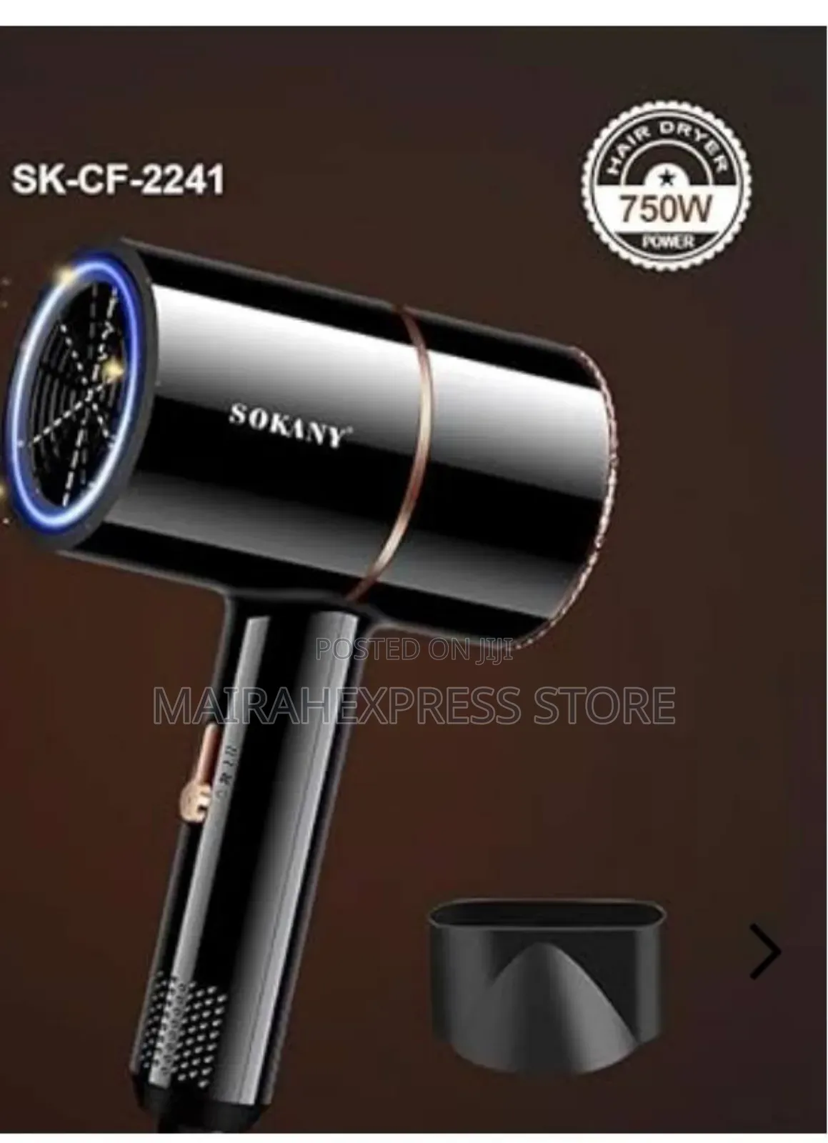 Sokany 750w Professional Cold Hot Air Hair Dryer