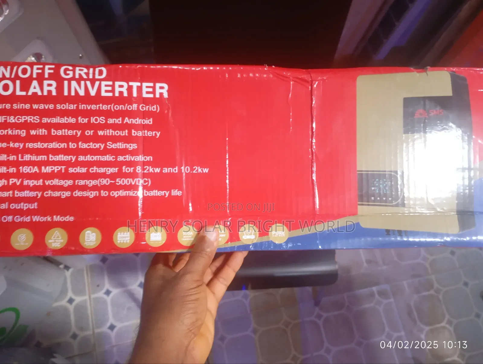 SMS 10kva 48v Hibrid Inverter