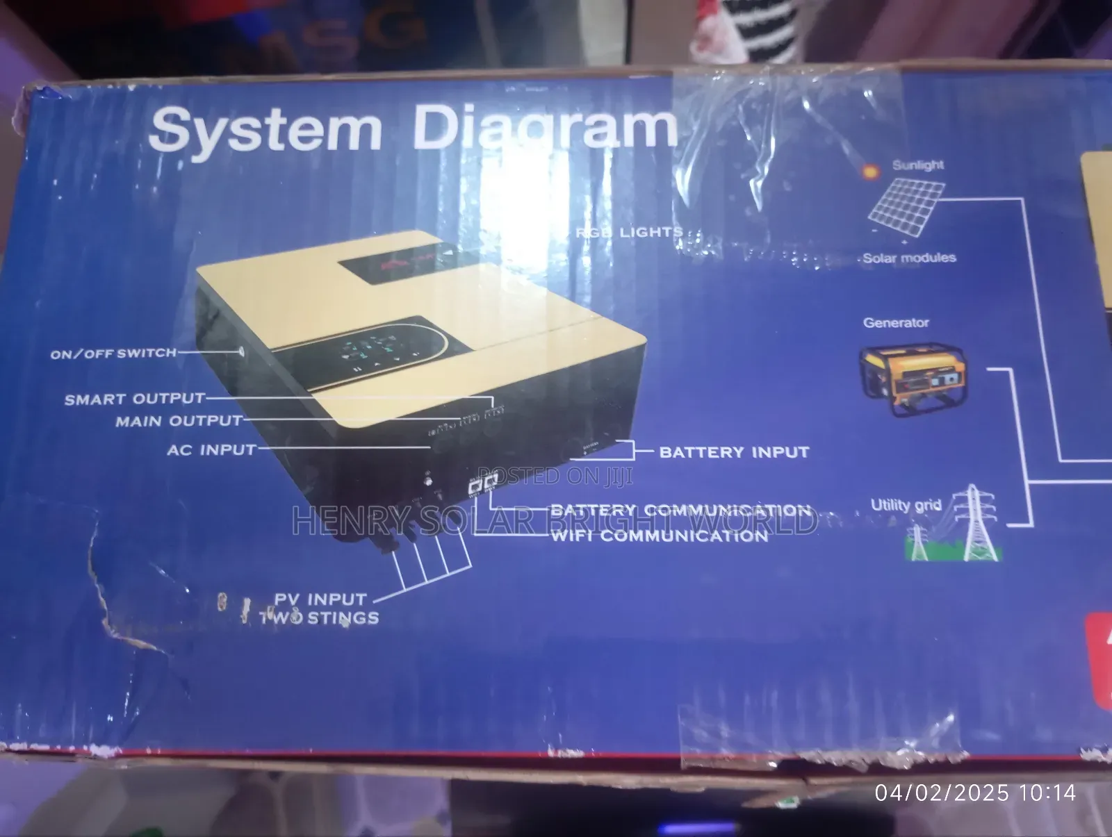 SMS 10kva 48v Hibrid Inverter