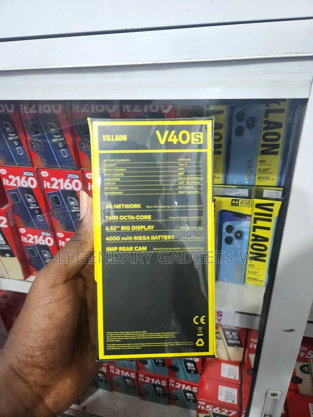 New Villaon V40s 64 GB Black