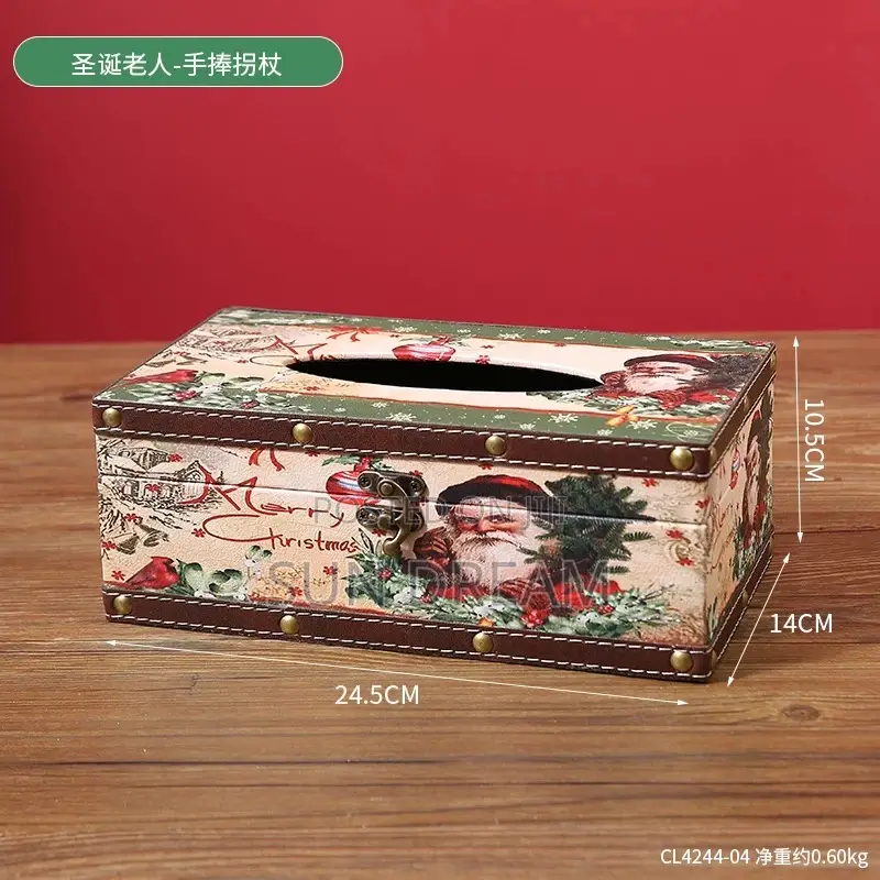 Quality Christmas Storage Box Tissue Box