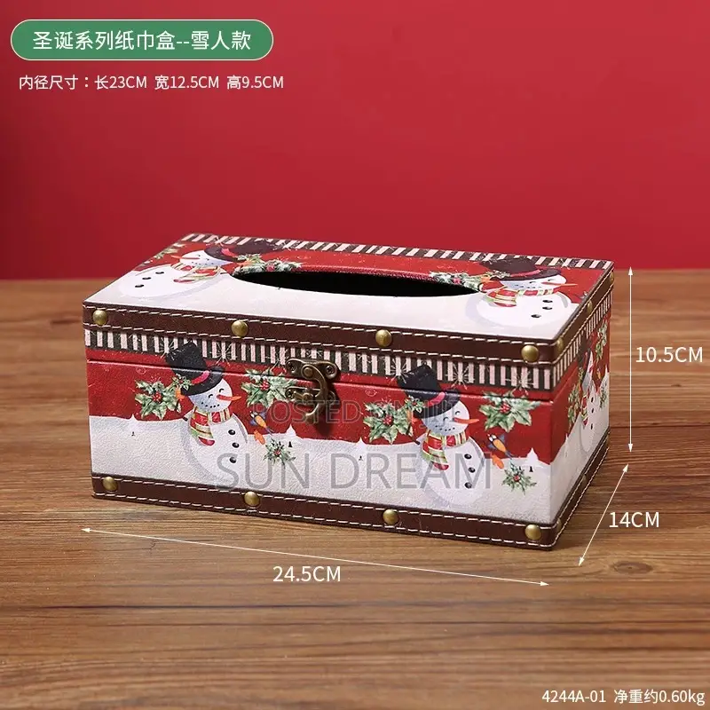 Quality Christmas Storage Box Tissue Box