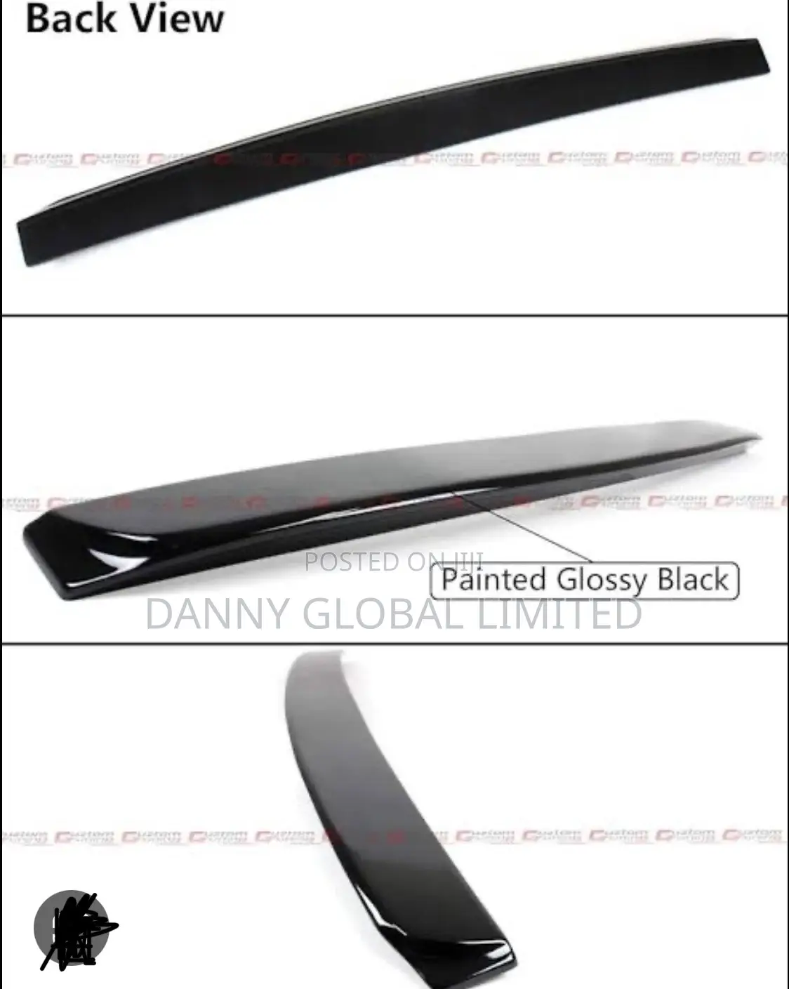 Pure Black Back Windscreen Spoiler for Lexus Is250/350