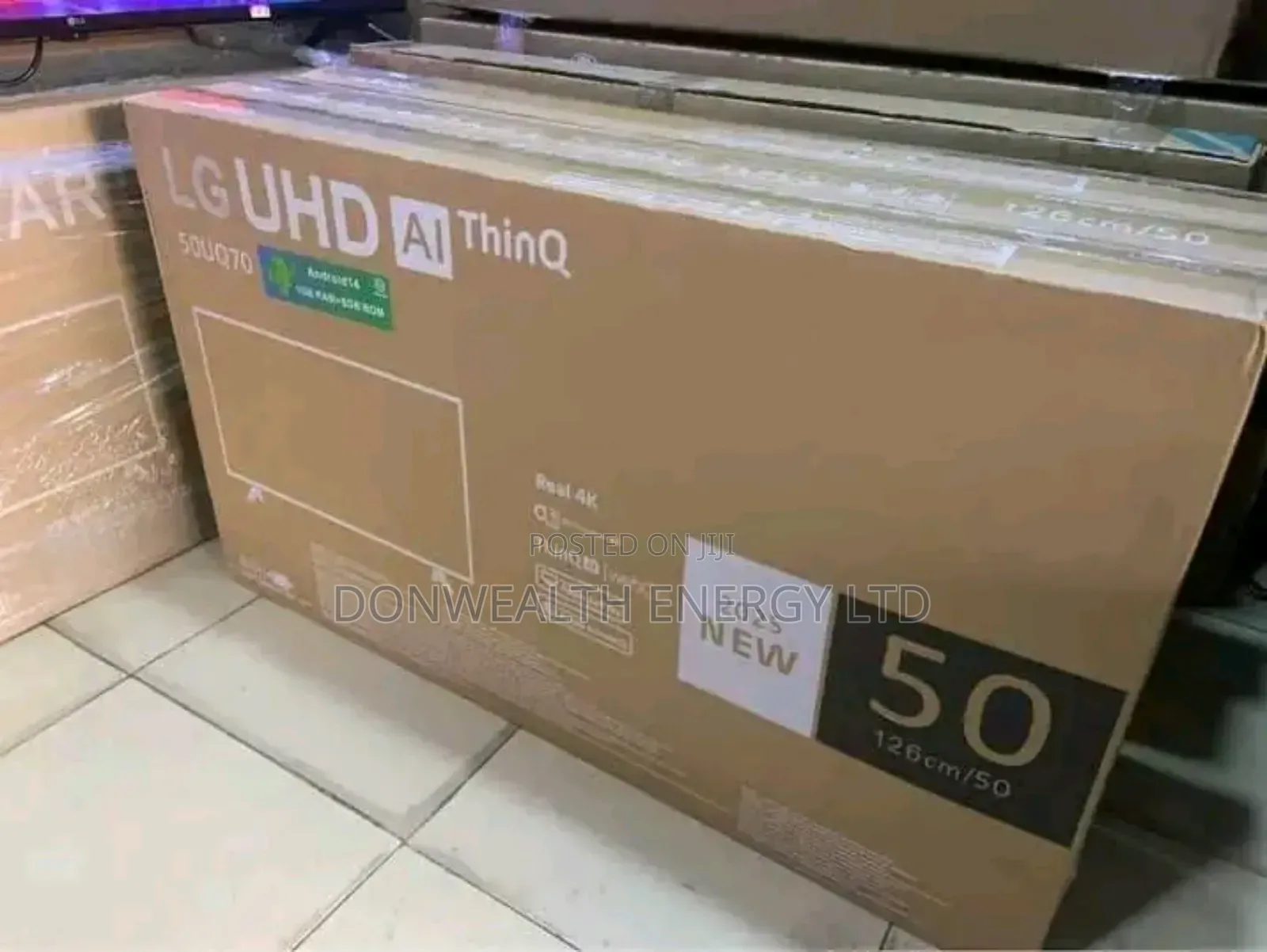 50inches Original Lg Tv + Internet Access Available