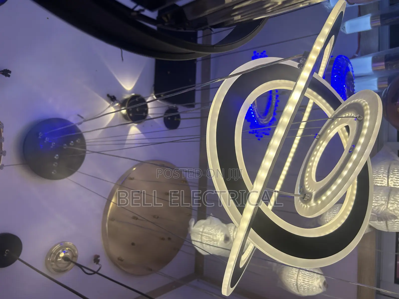 3 Rings Chandelier Modern Home Living Room