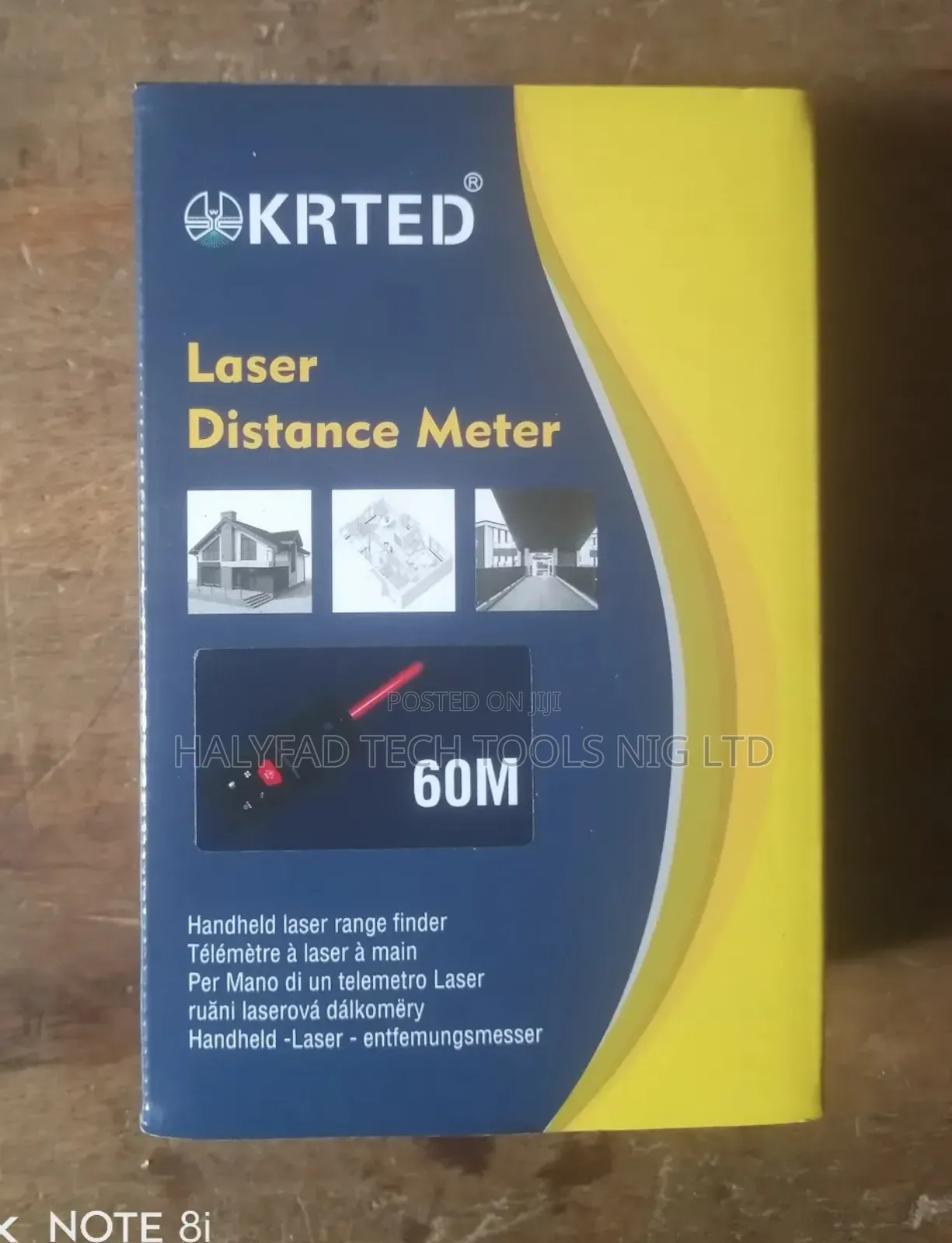 60 Meter Laser Tape Measures Level