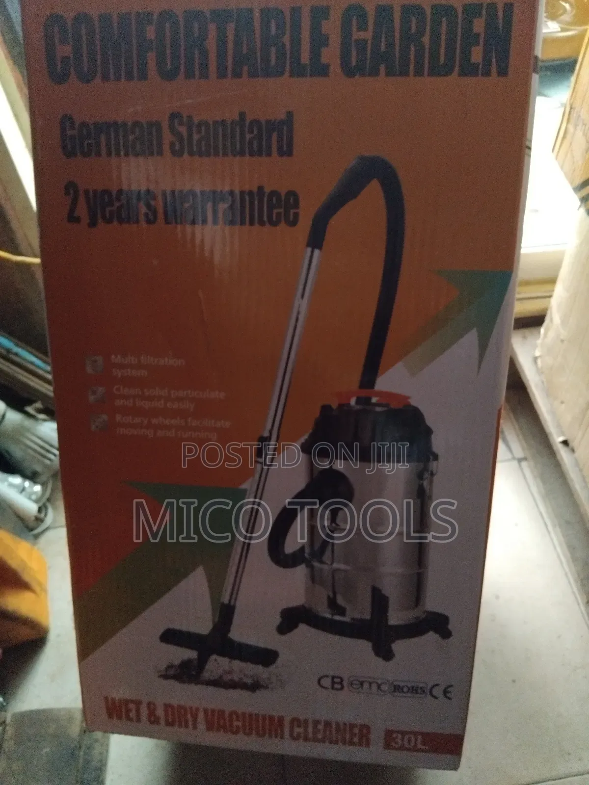 Wet and Dry Vacuum Cleaner 30litrrs