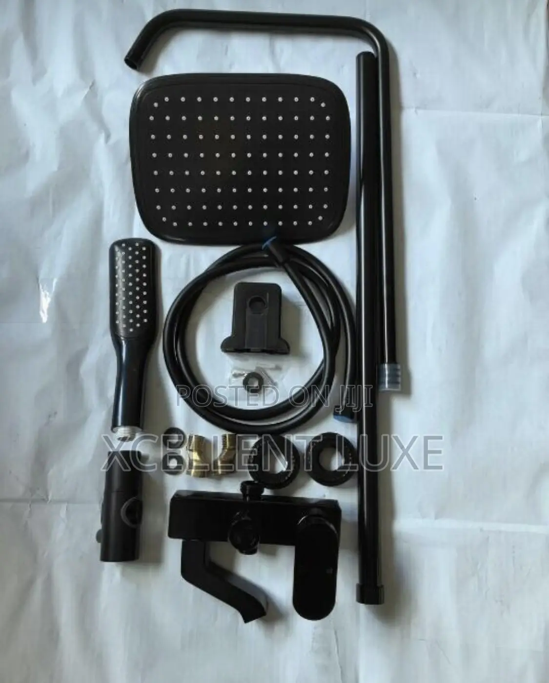Original Black Standing Shower Set