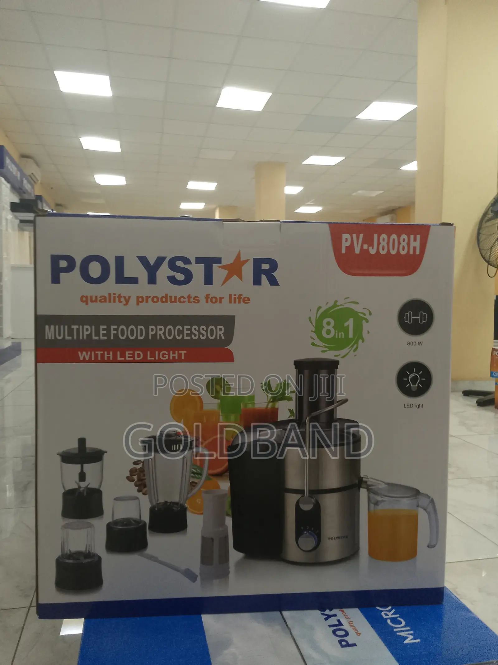Polystar Pv-J808h 75mm Food Processor