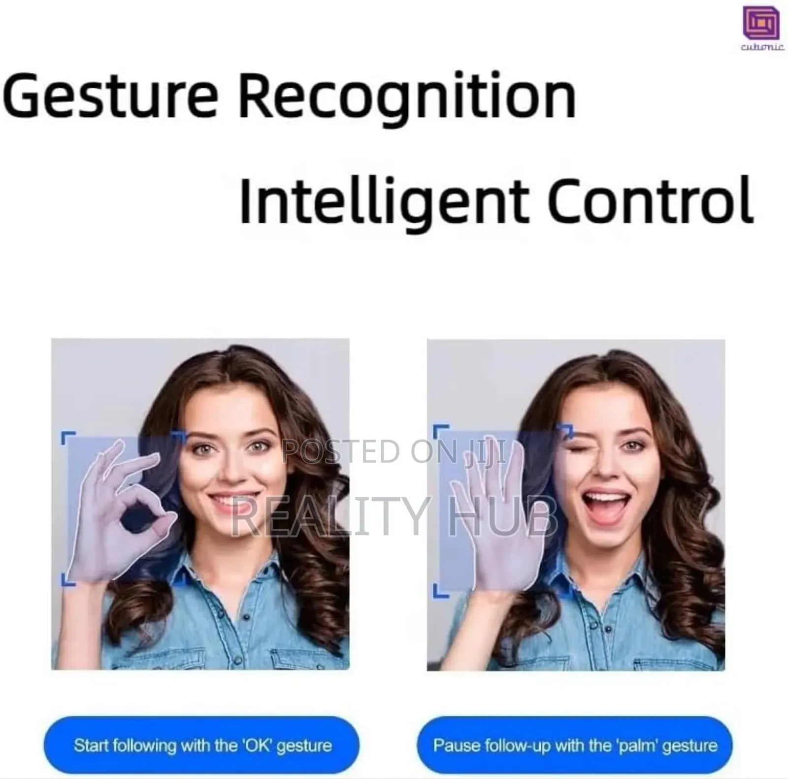 P02 360° Rotation - Auto Face Tracking for Video Recording
