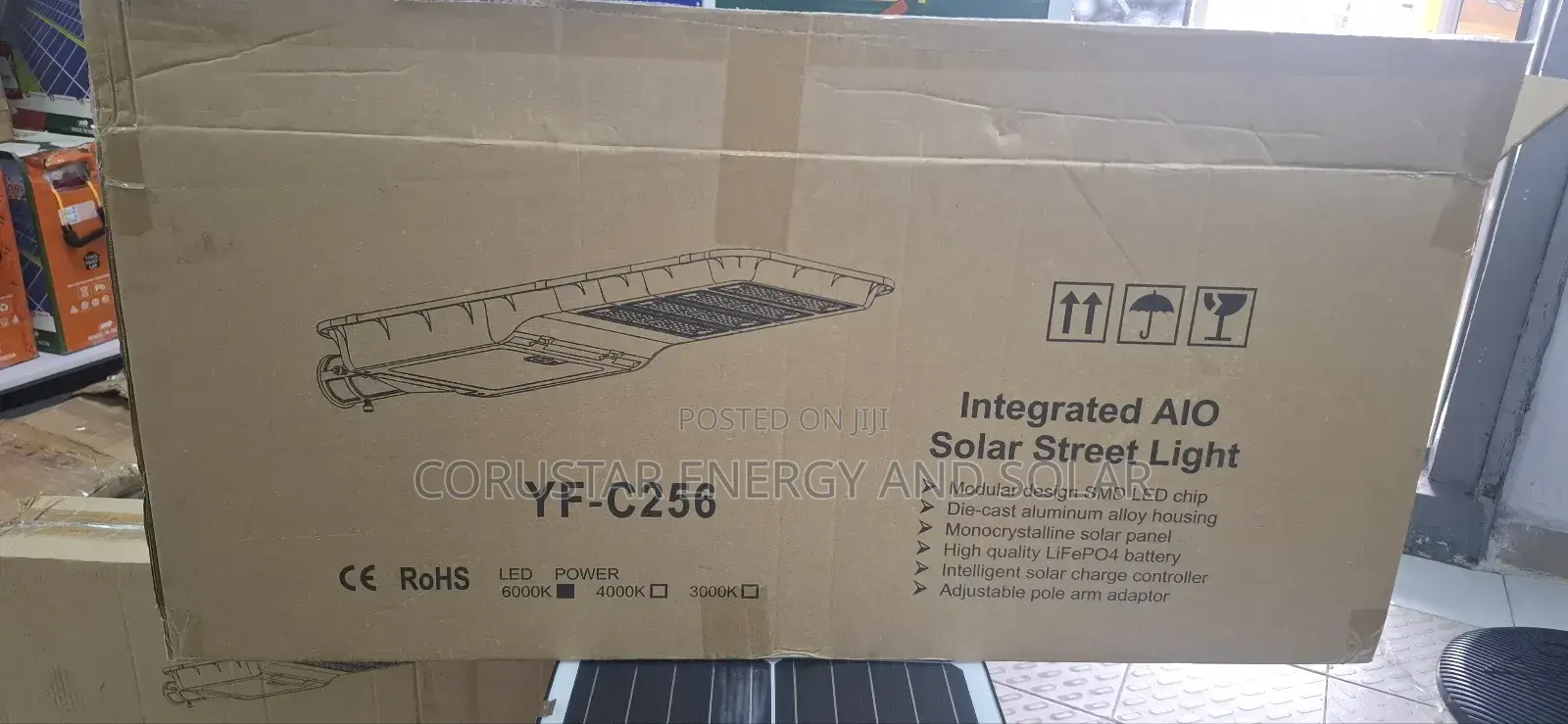 Yf-C256 Solar Street Light 100w