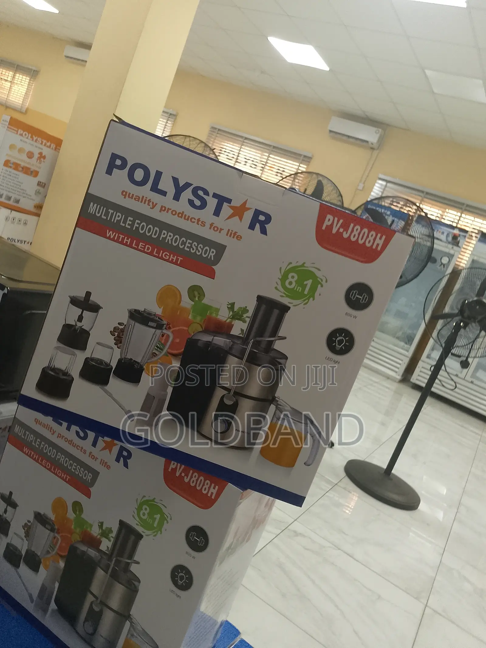 Polystar Prep Made Easy: Time-Saving Food Processor Pv-J808h