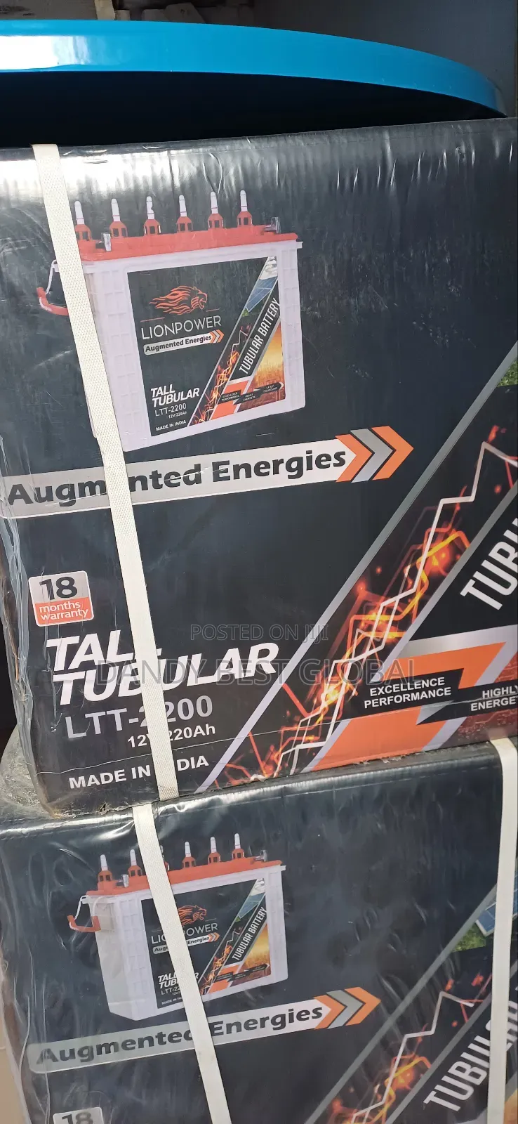 Tall Tubular LTT 12v 220ah Battery