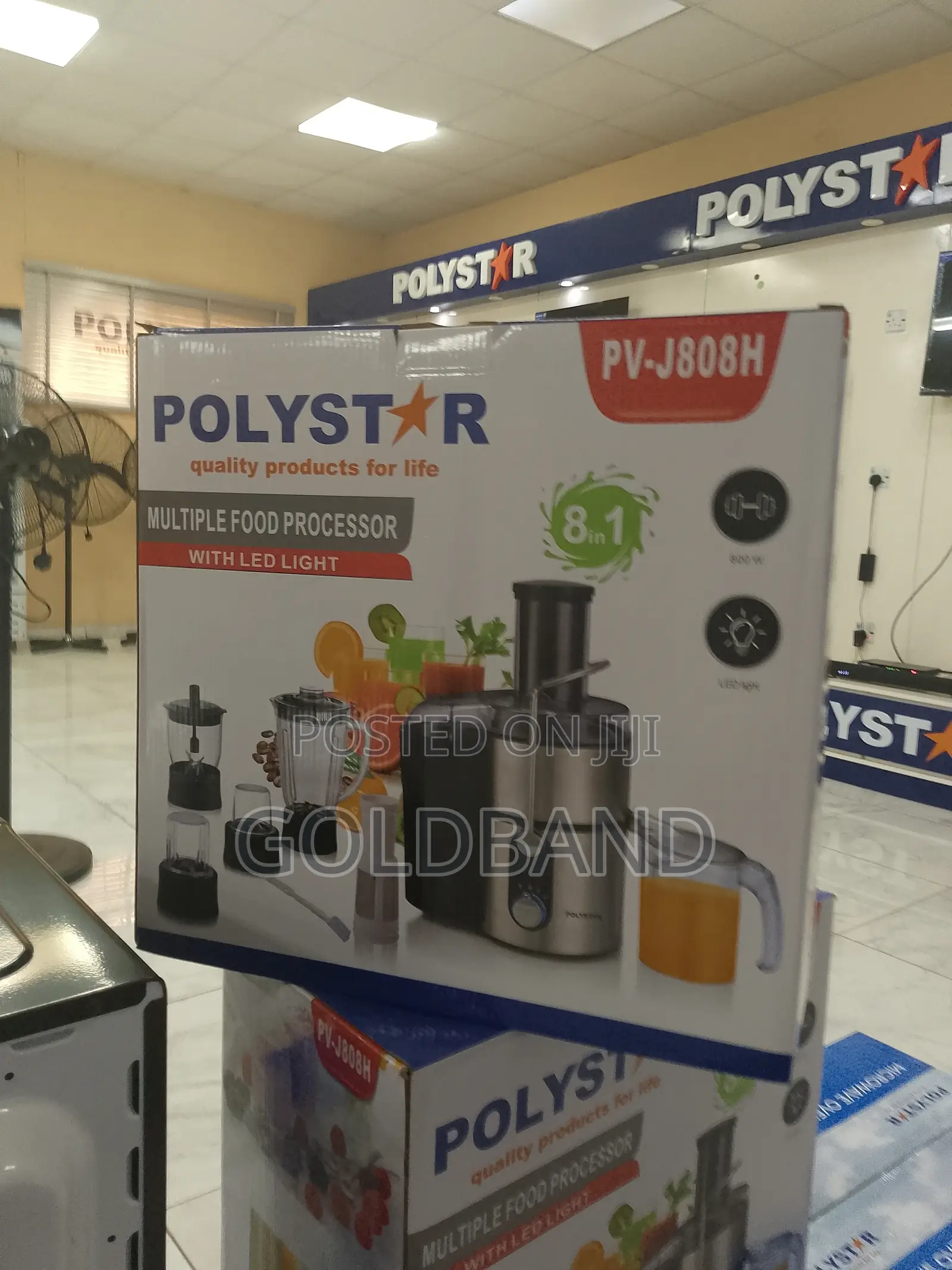 Polystar 8in1 75mm Unbreakable Jar Pv-J808h