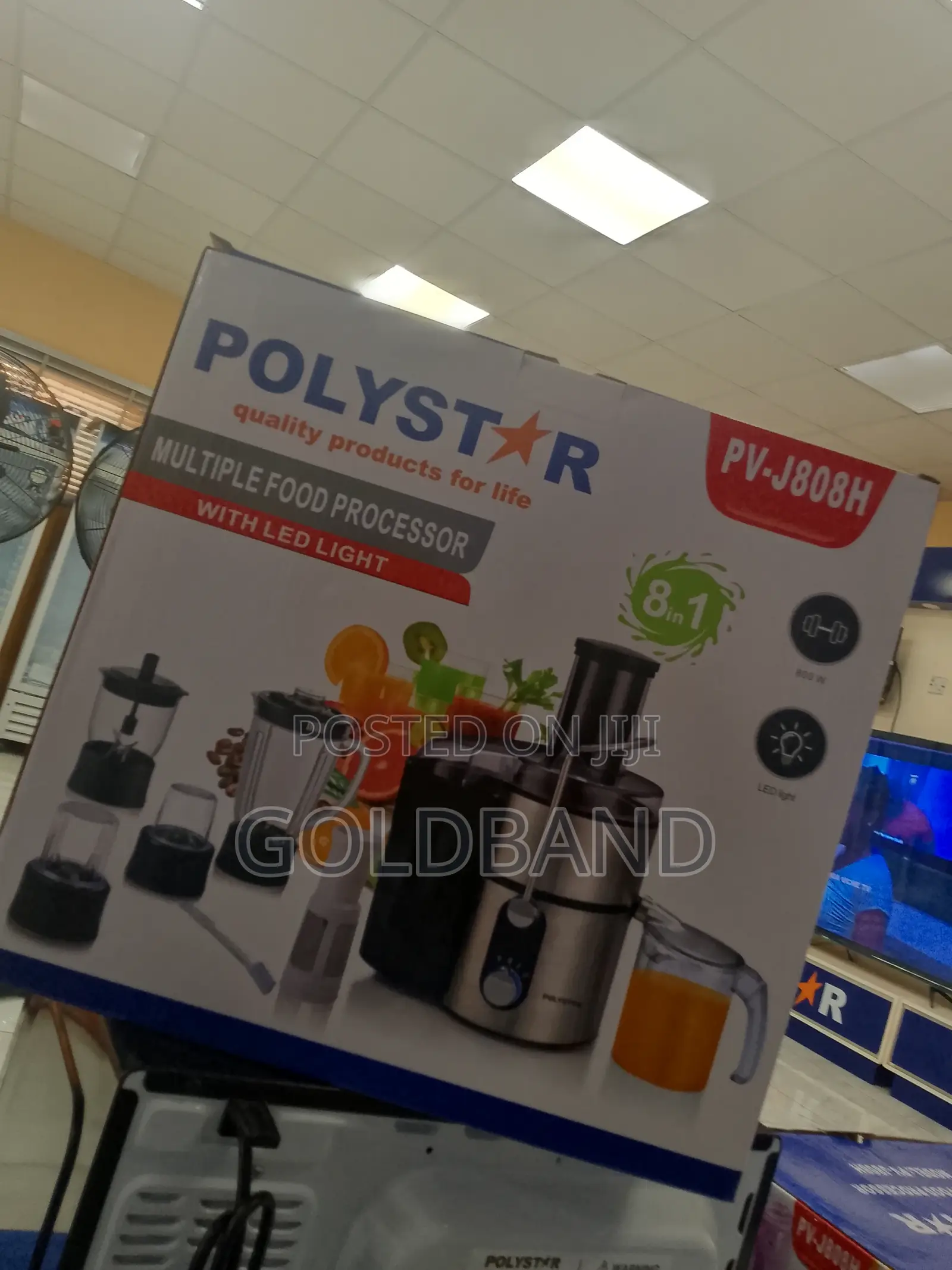Polystar 75mm Food Processor Pv-J808h: Smart Kchen Assistant