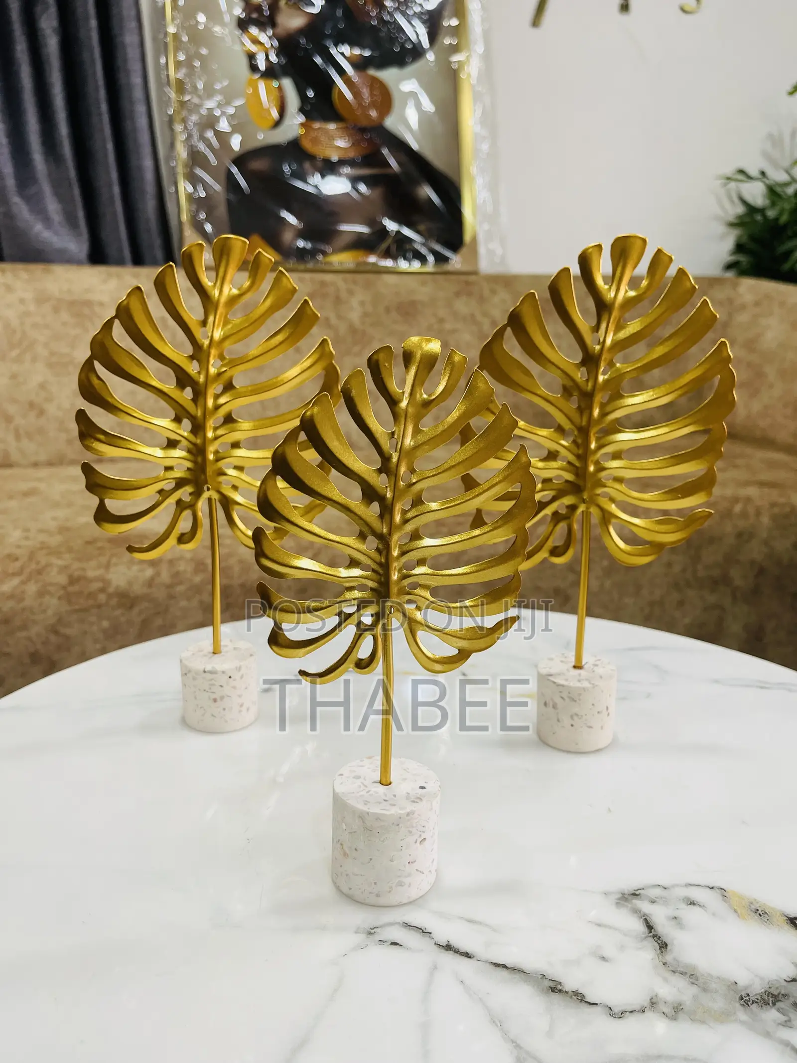 Metal Leaf Decor