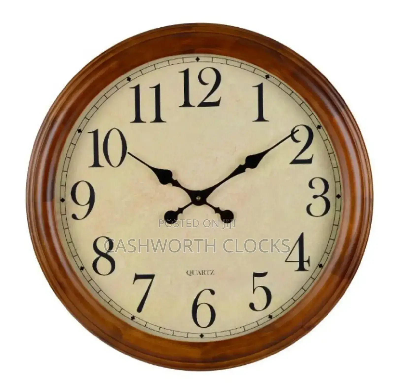 60cm Traditional European Antique Design Wood Wall Clock