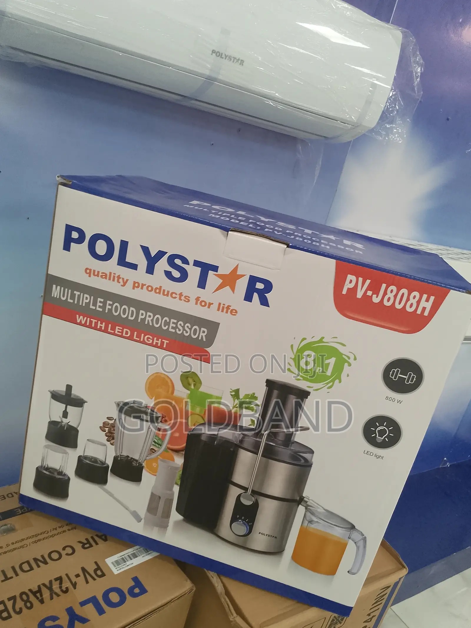 Polystar Precision Professional Food Processor Pv-J808h