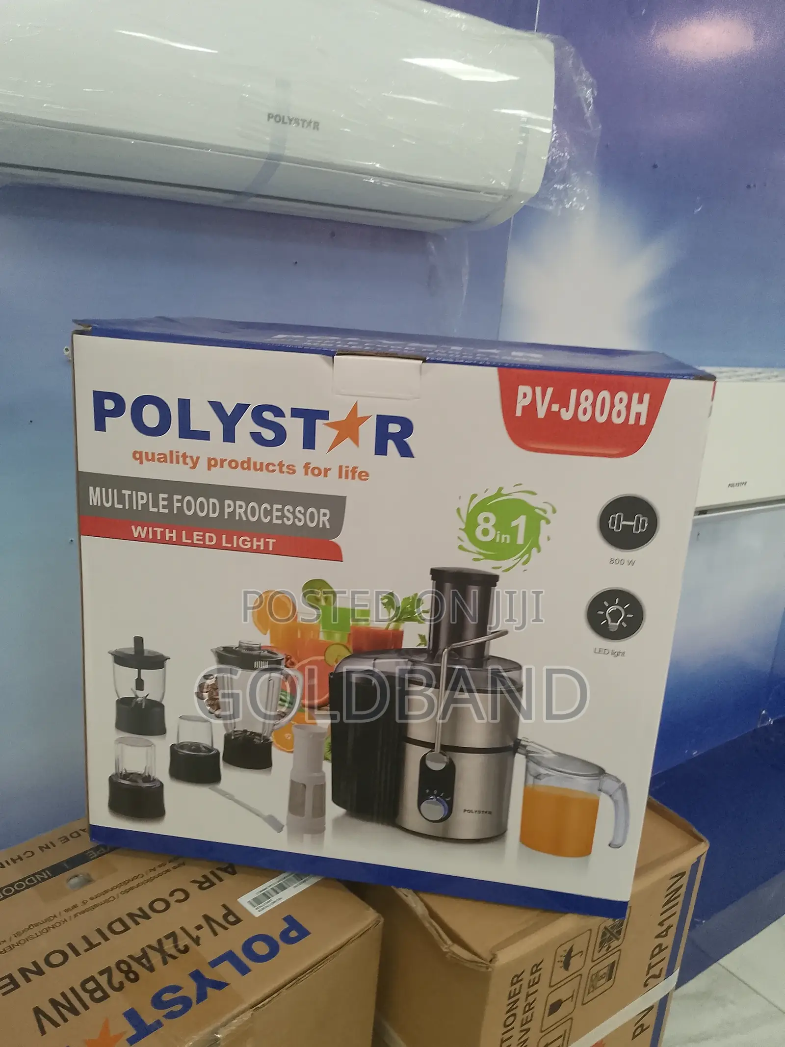 Polystar Precision Professional Food Processor Pv-J808h