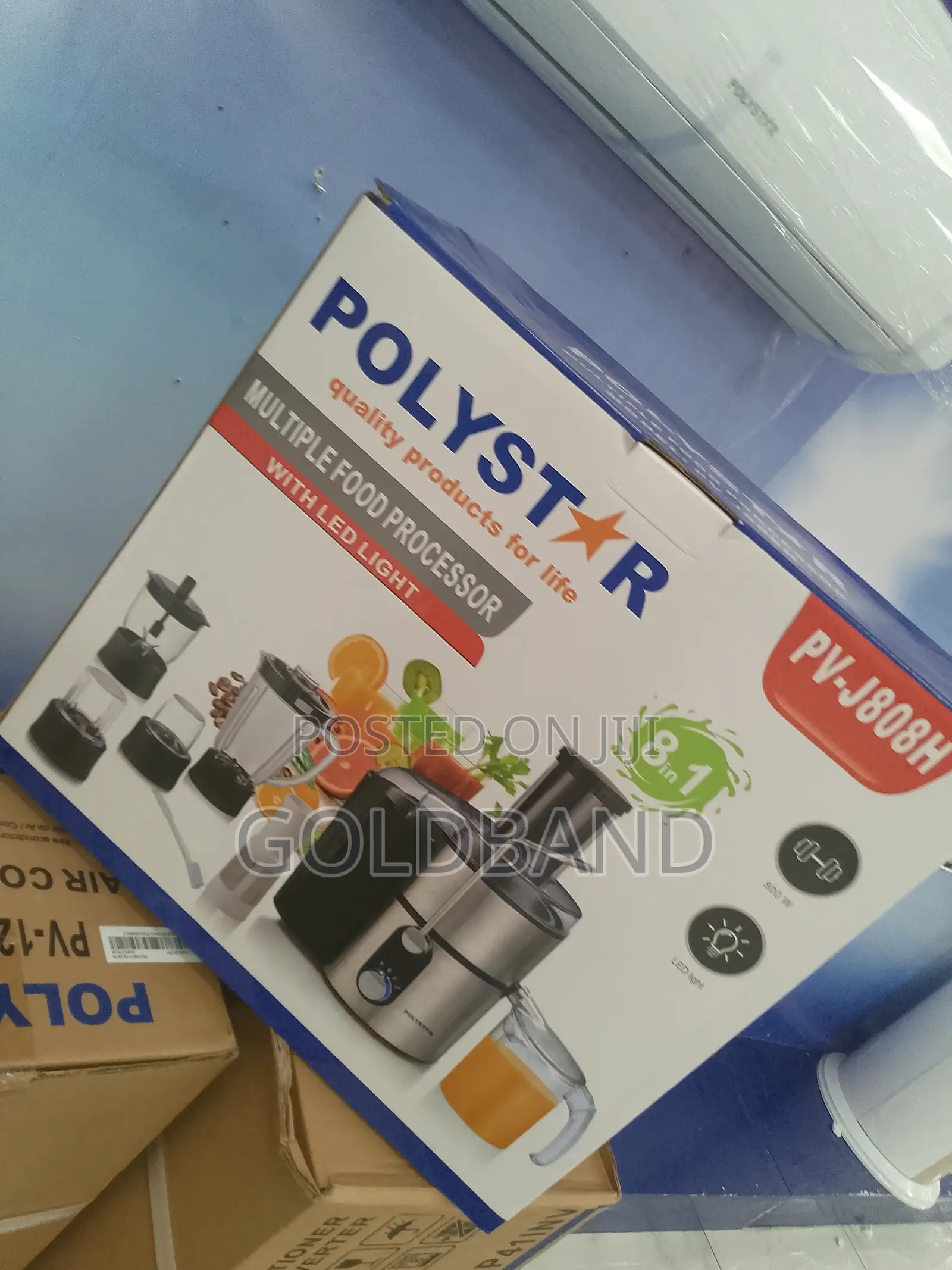 Polystar 8in1the Complete Food Processor Experience Pv-J808h