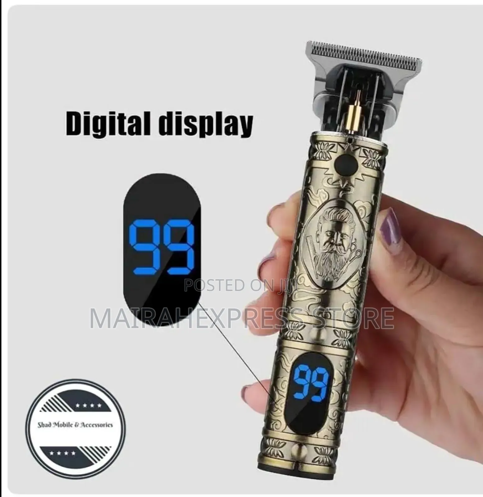 Vintage Digital Display Hair Clipper
