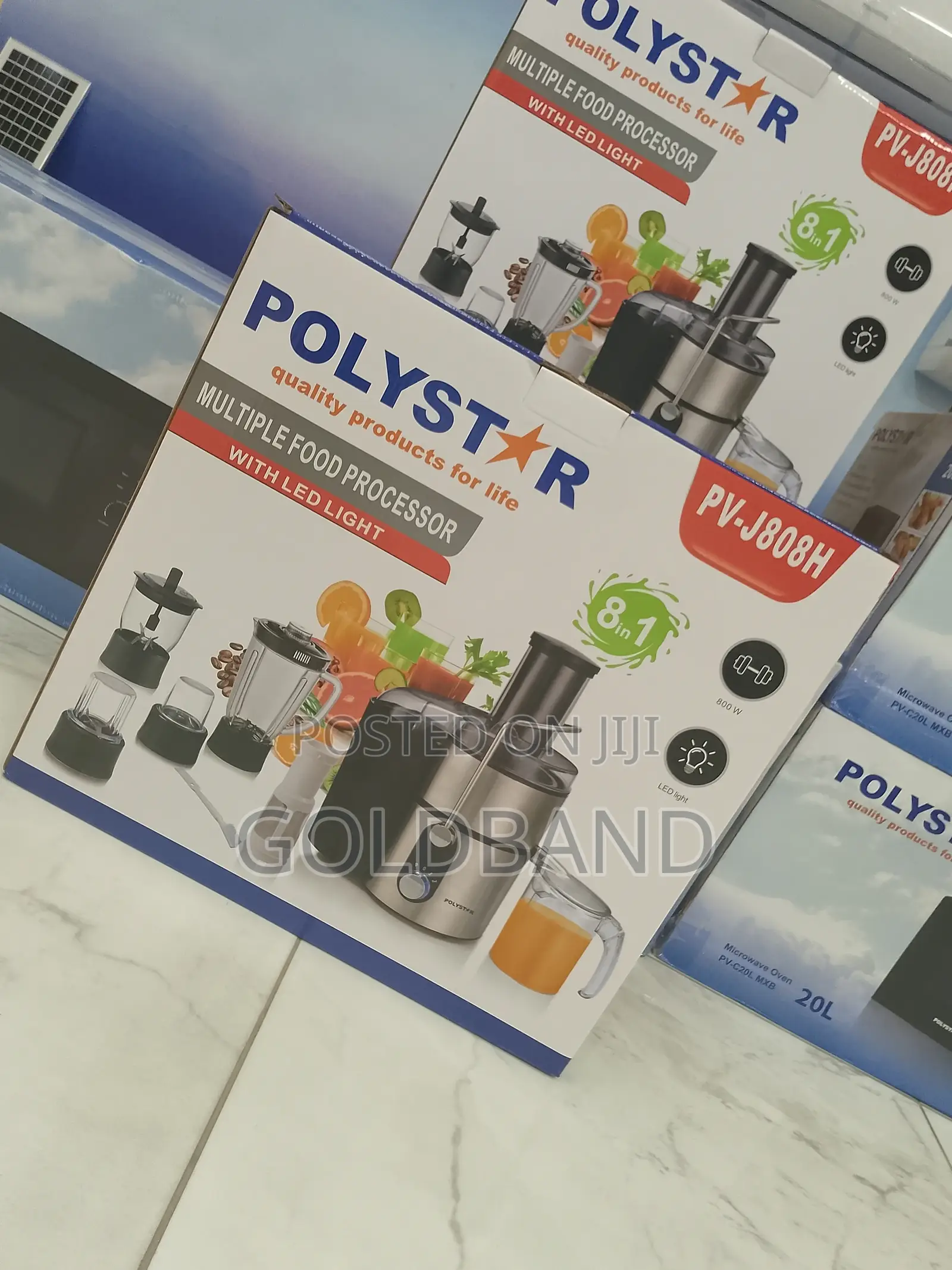 Polystar Versatile Kitchen All-Inone Food Processor Pv-J808h