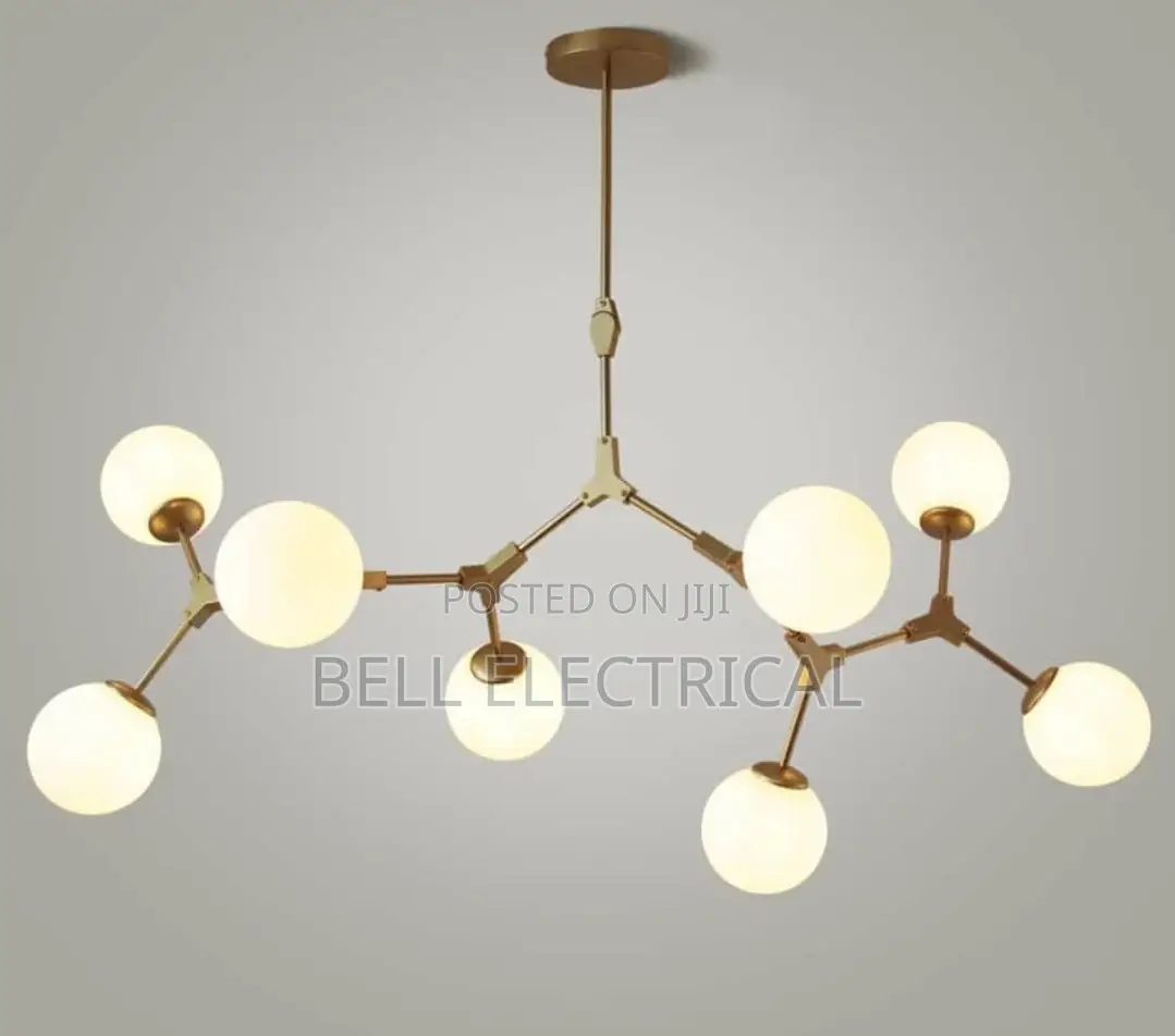 Nordic Style Glass Ball Chandelier