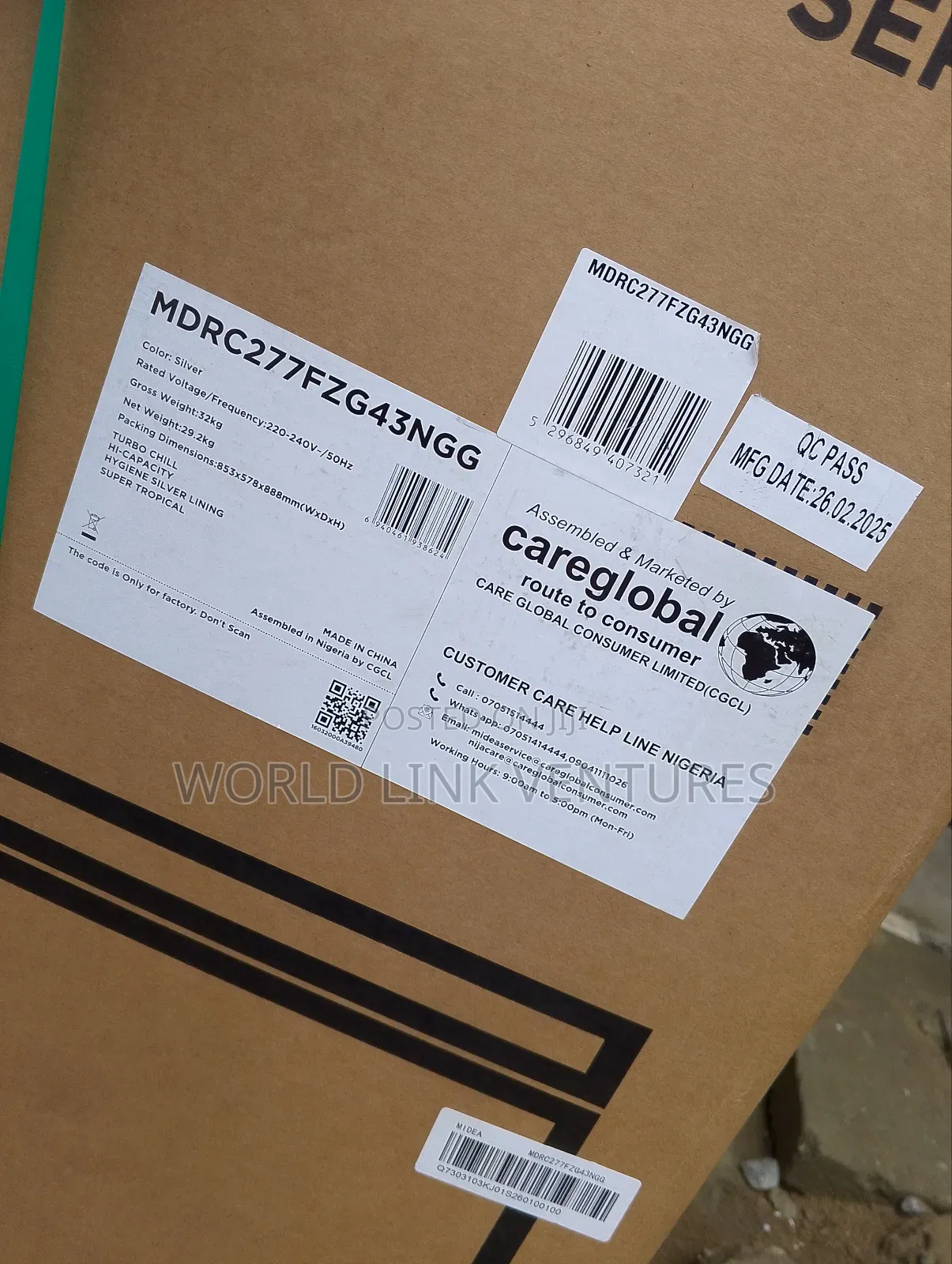 Midea Chest Freezer Model Mdrc277fzg43ngg