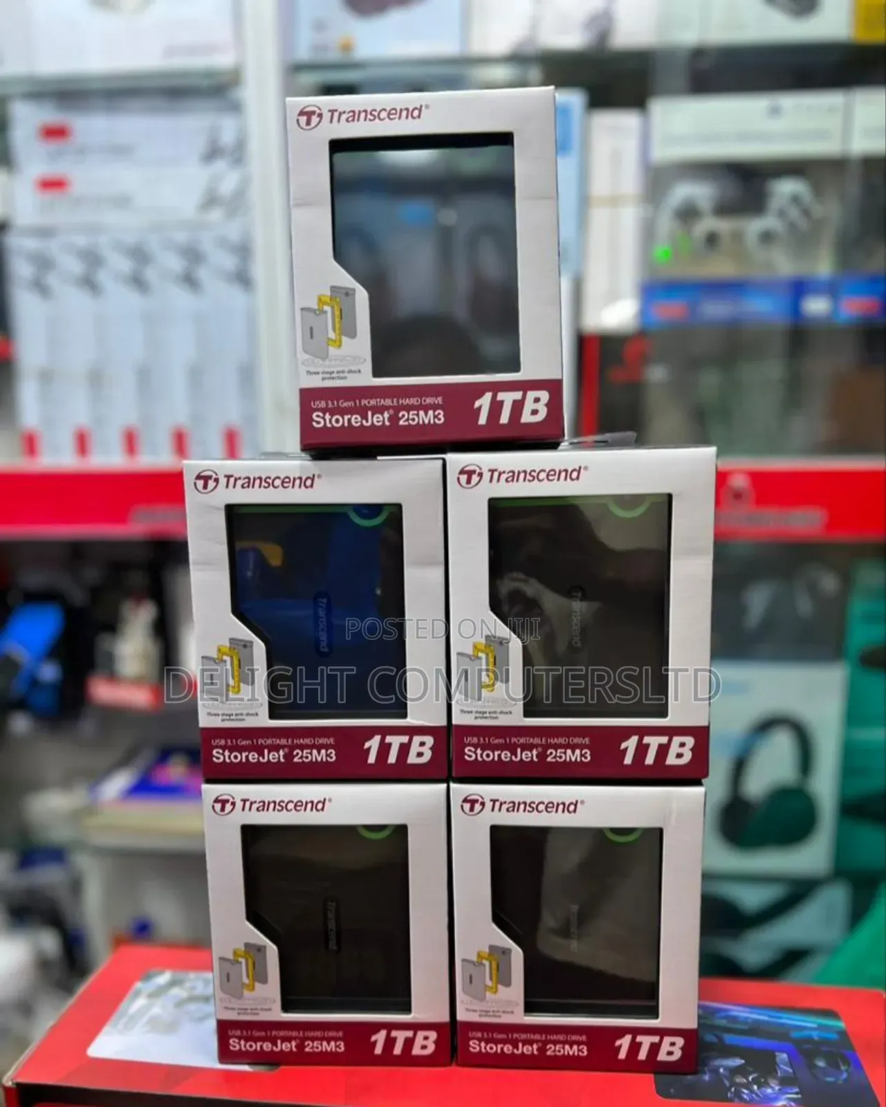 Transcend External Hard Drive - 1tb