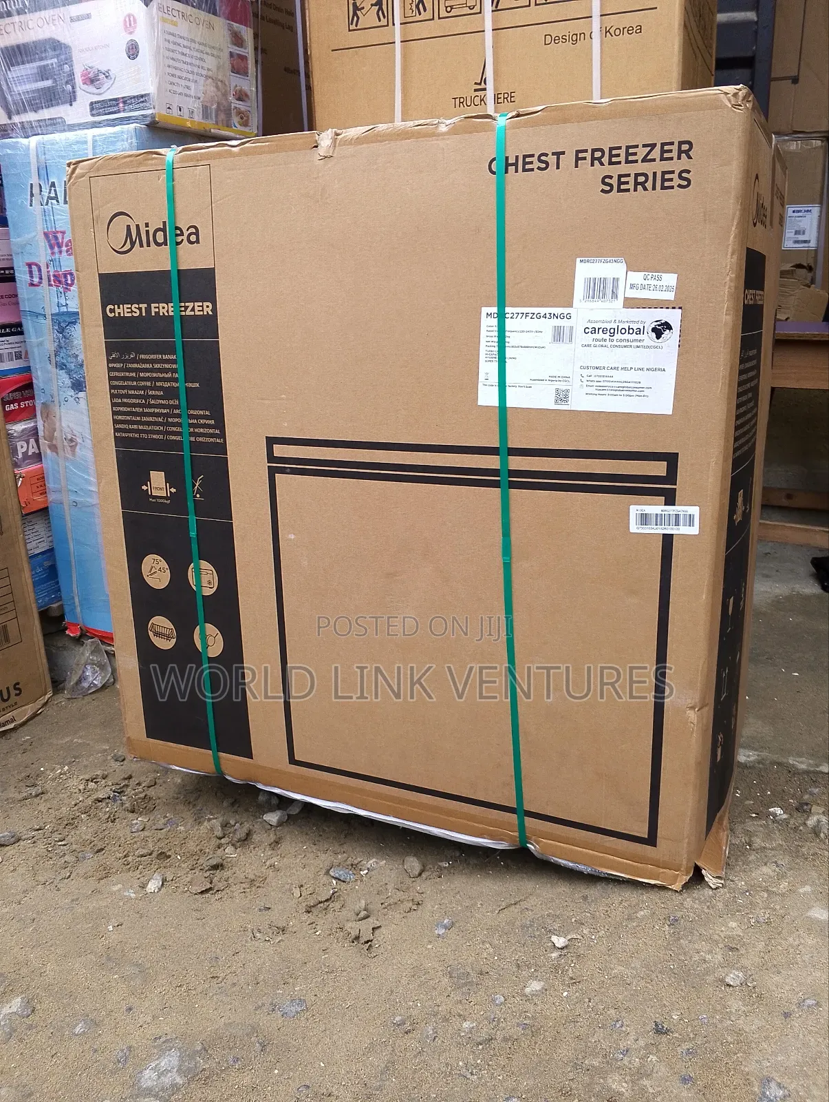 Midea Chest Freezer Model Mdrc277fzg43ngg