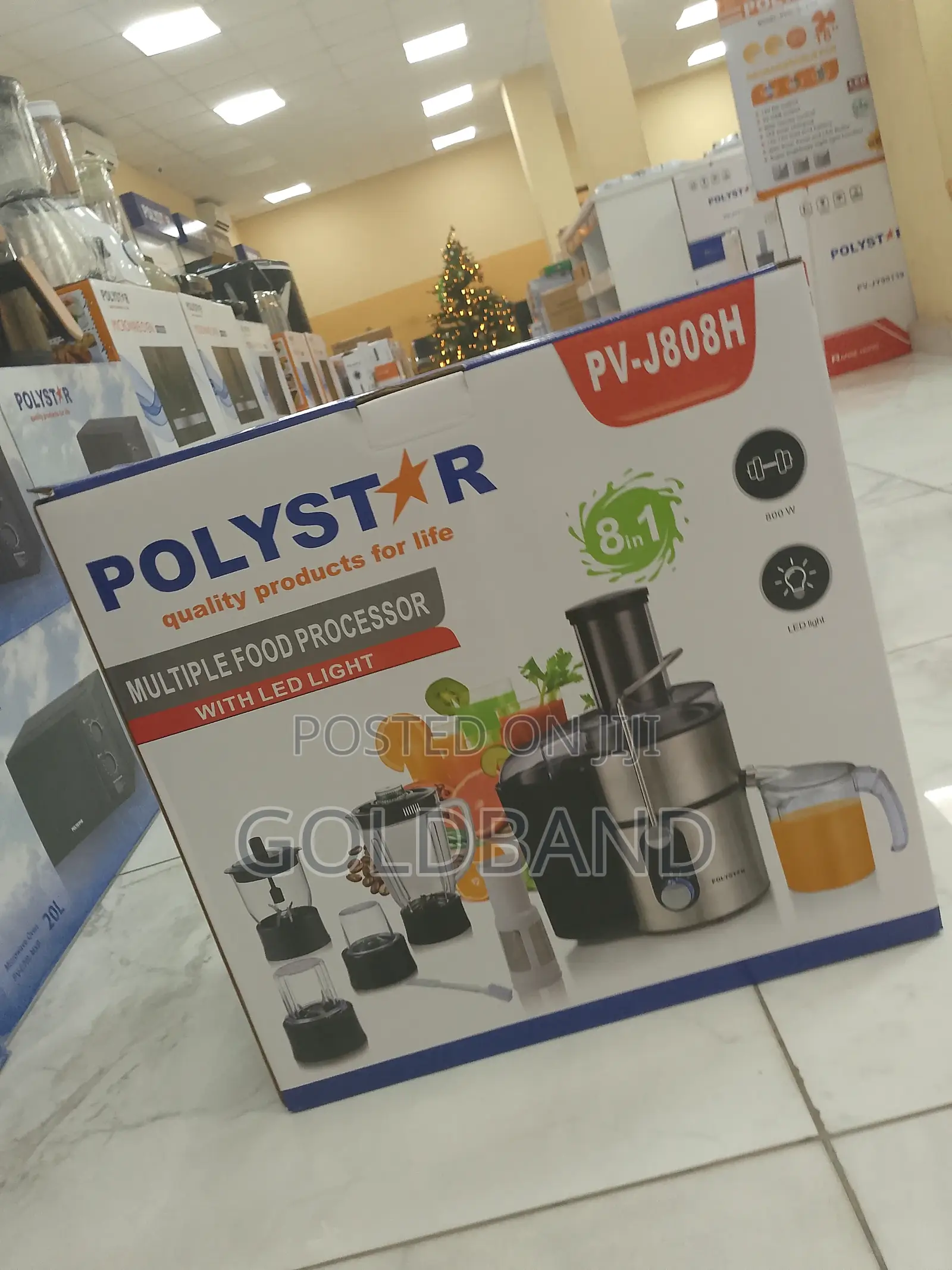 Polystar Food Processor With Smart Controls Pv-J808h