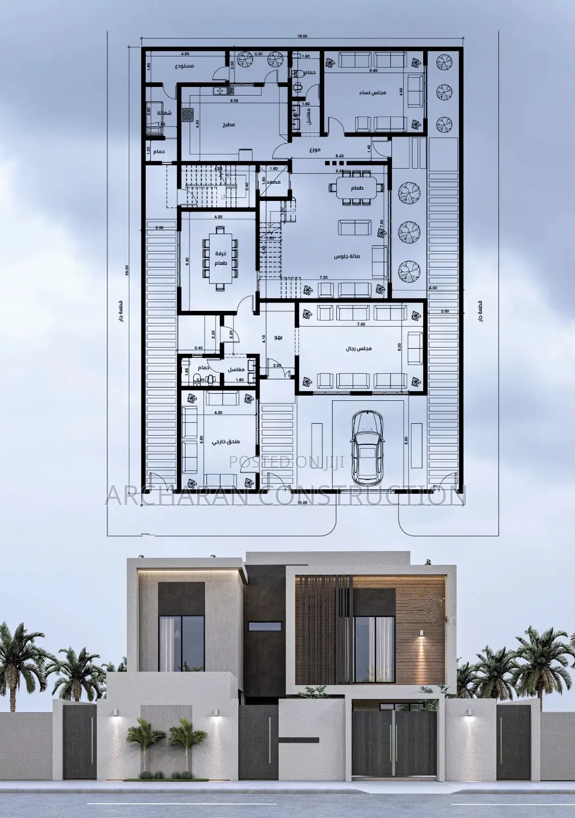 Duplexs Design With Full Architectural Drawing and Approval