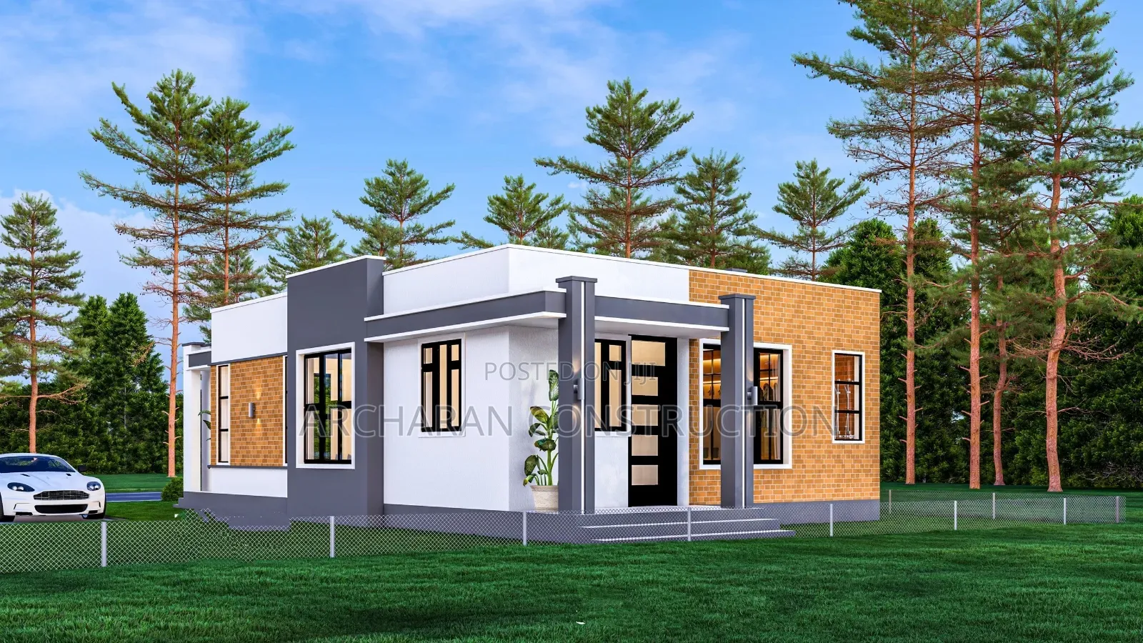 Bungalow Design of 4 Bedroom Apartment .