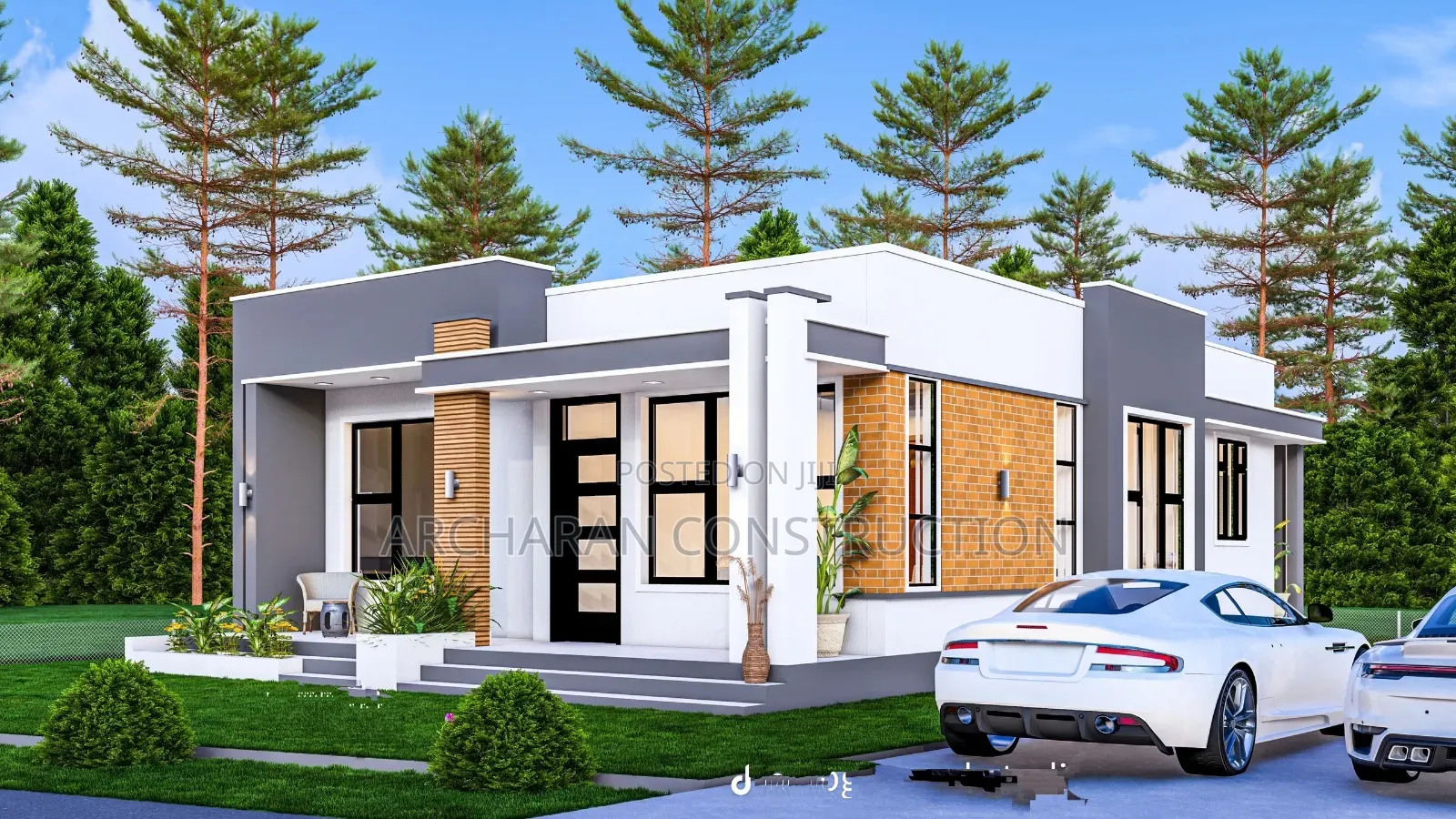 Bungalow Design of 4 Bedroom Apartment .