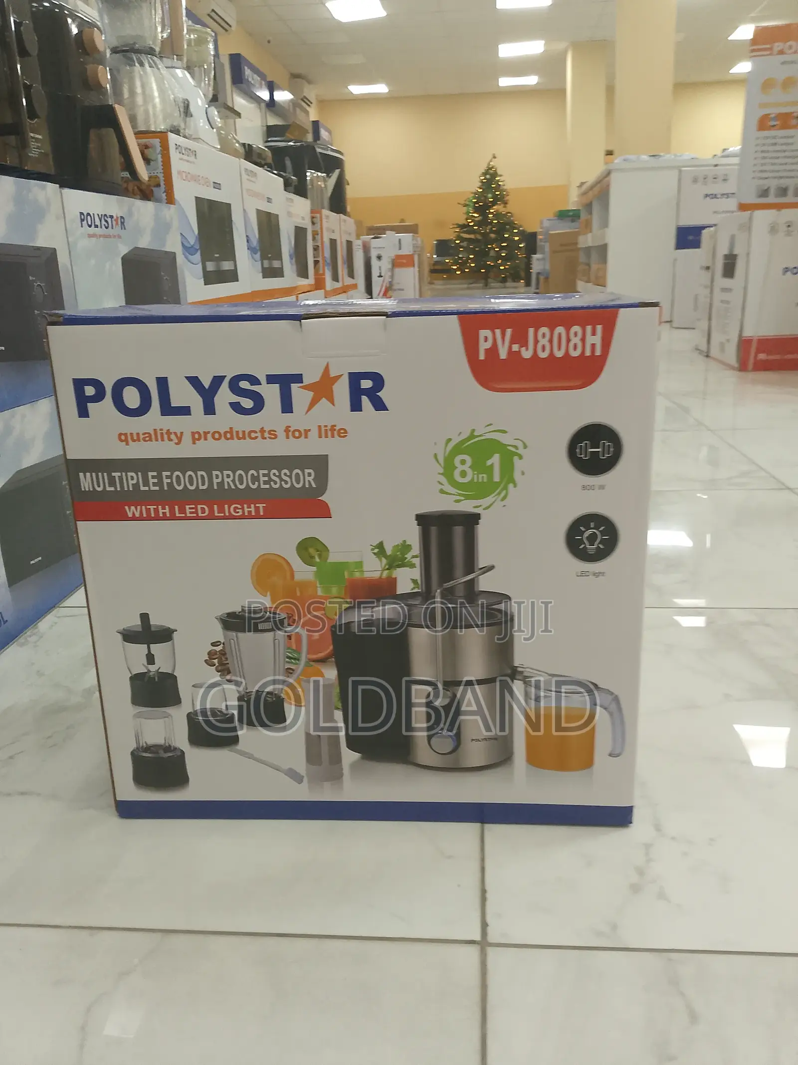 Polystar Professional-Grade Food Processor: Pv-J808h
