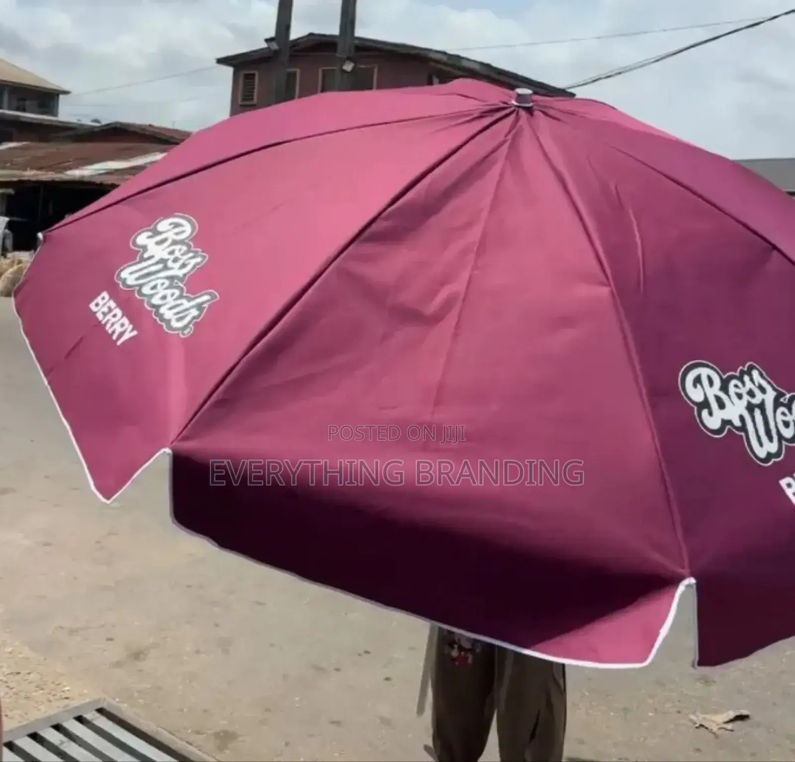 Promotional Market Umbrella Branding for Shops Outdoor Sales