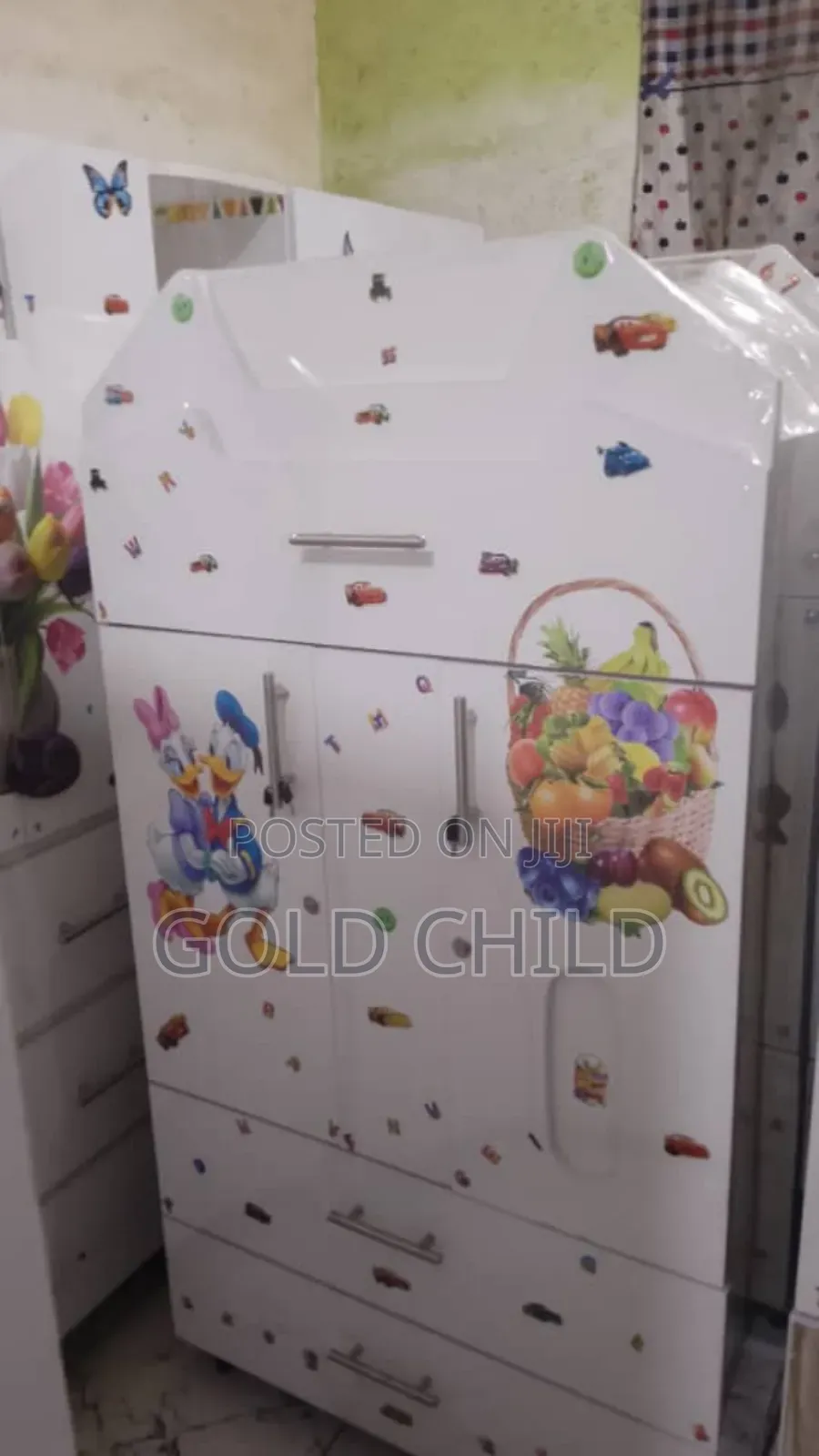 Children Wooden Wardrobe