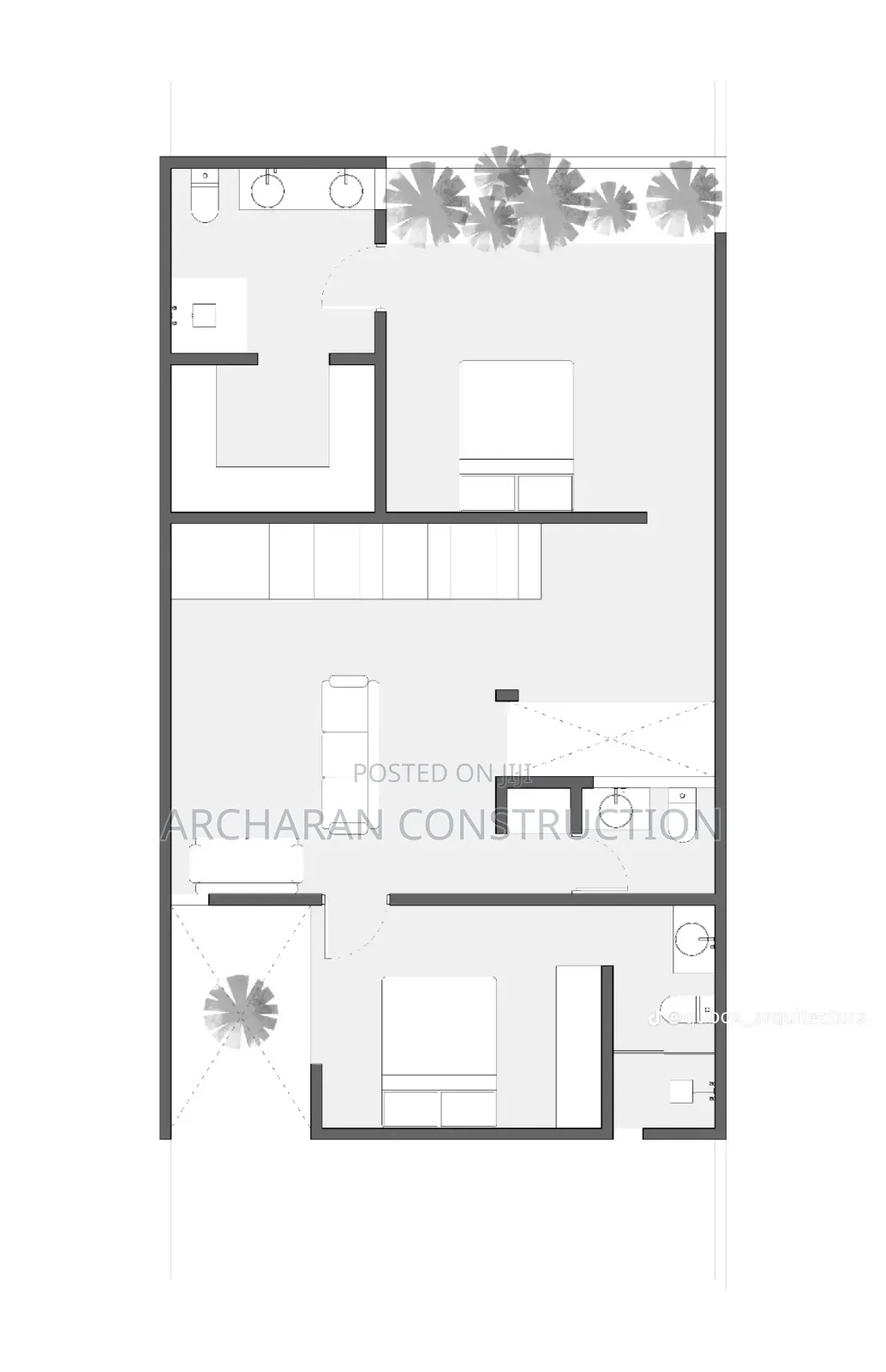 Perfect Duplex Design in a Half a Lot of Land at Lekki